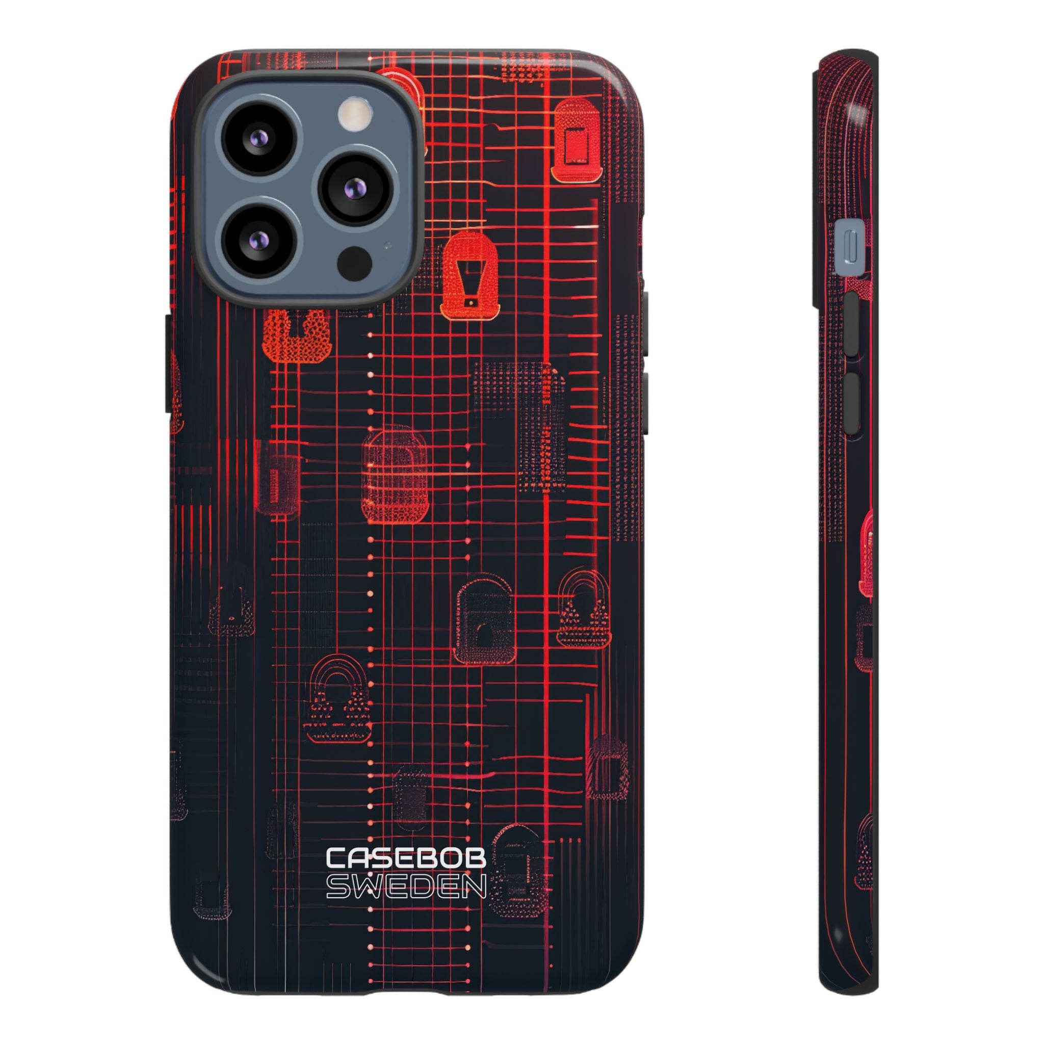 Cyber Locks Grid iPhone 13 - Tough
