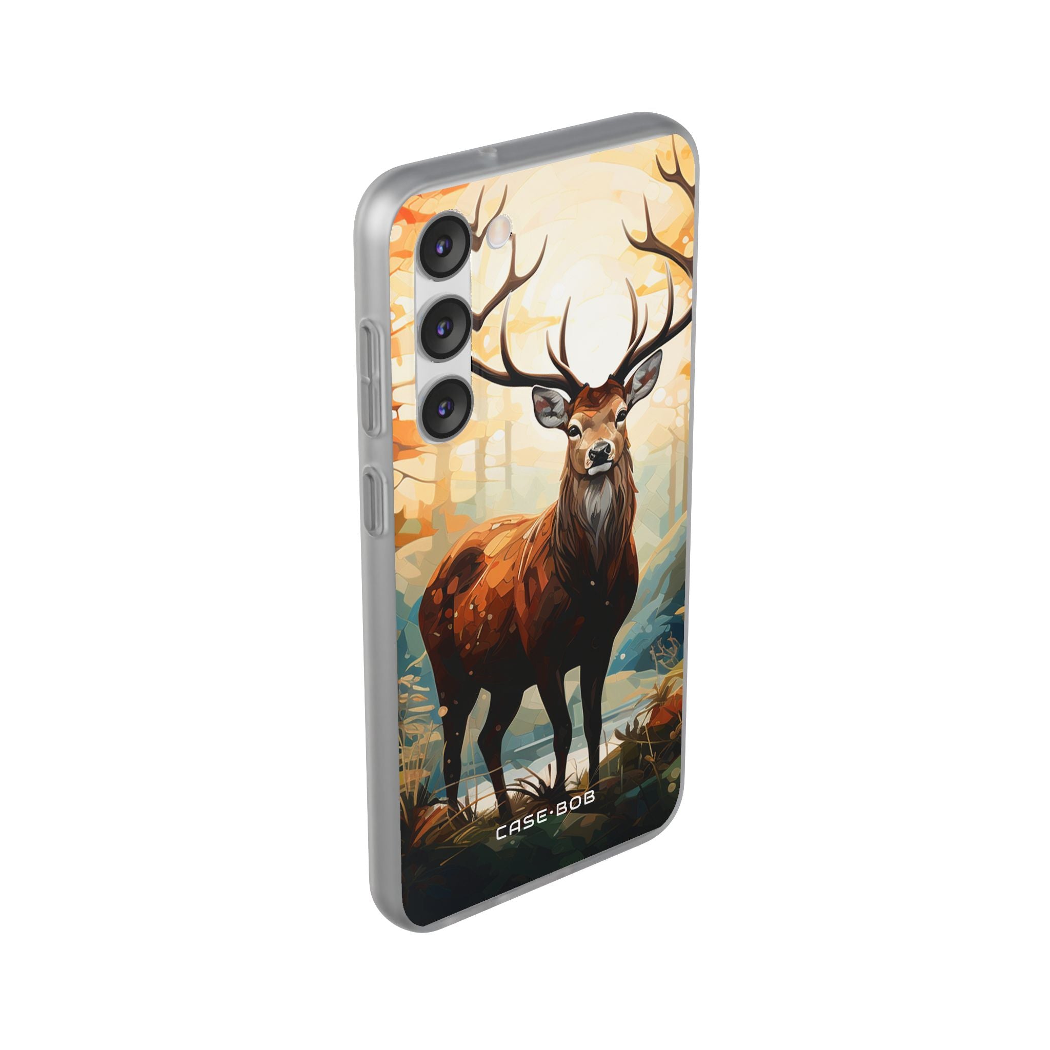 Glowing Stag Samsung S23 Plus Case - Soft