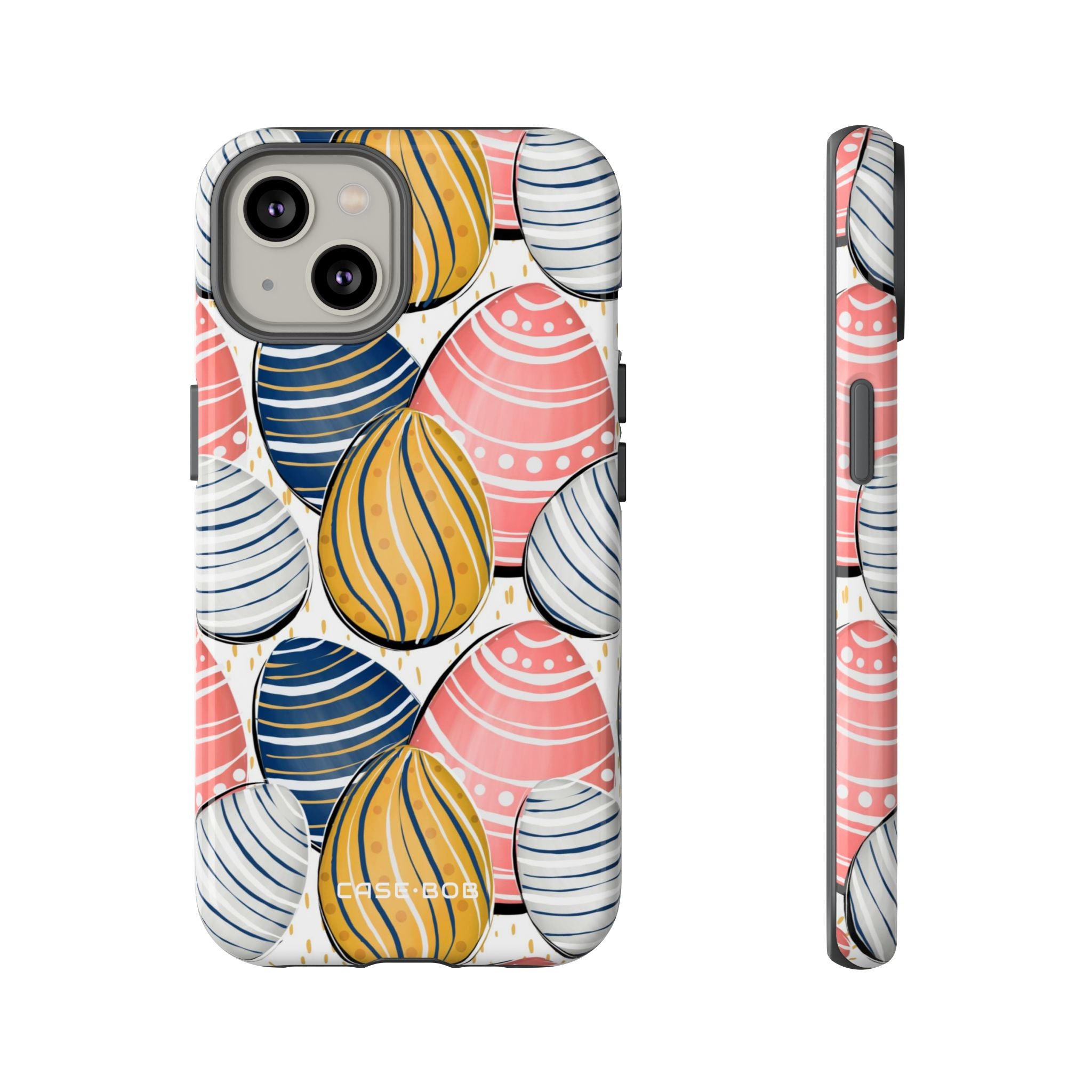 Pastel Eggs iPhone 14 Case - Tough