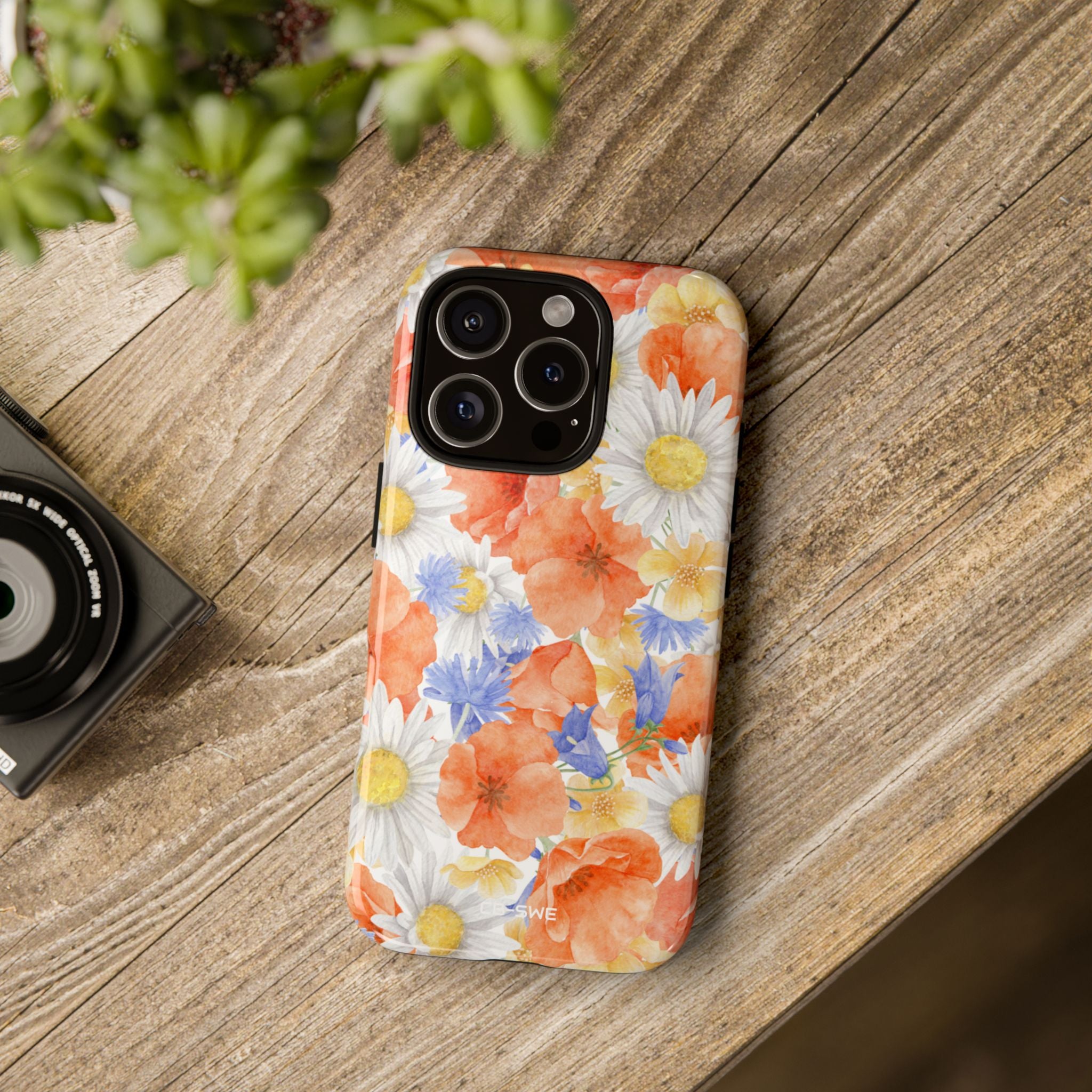 Watercolor Floral Harmony - iPhone Case