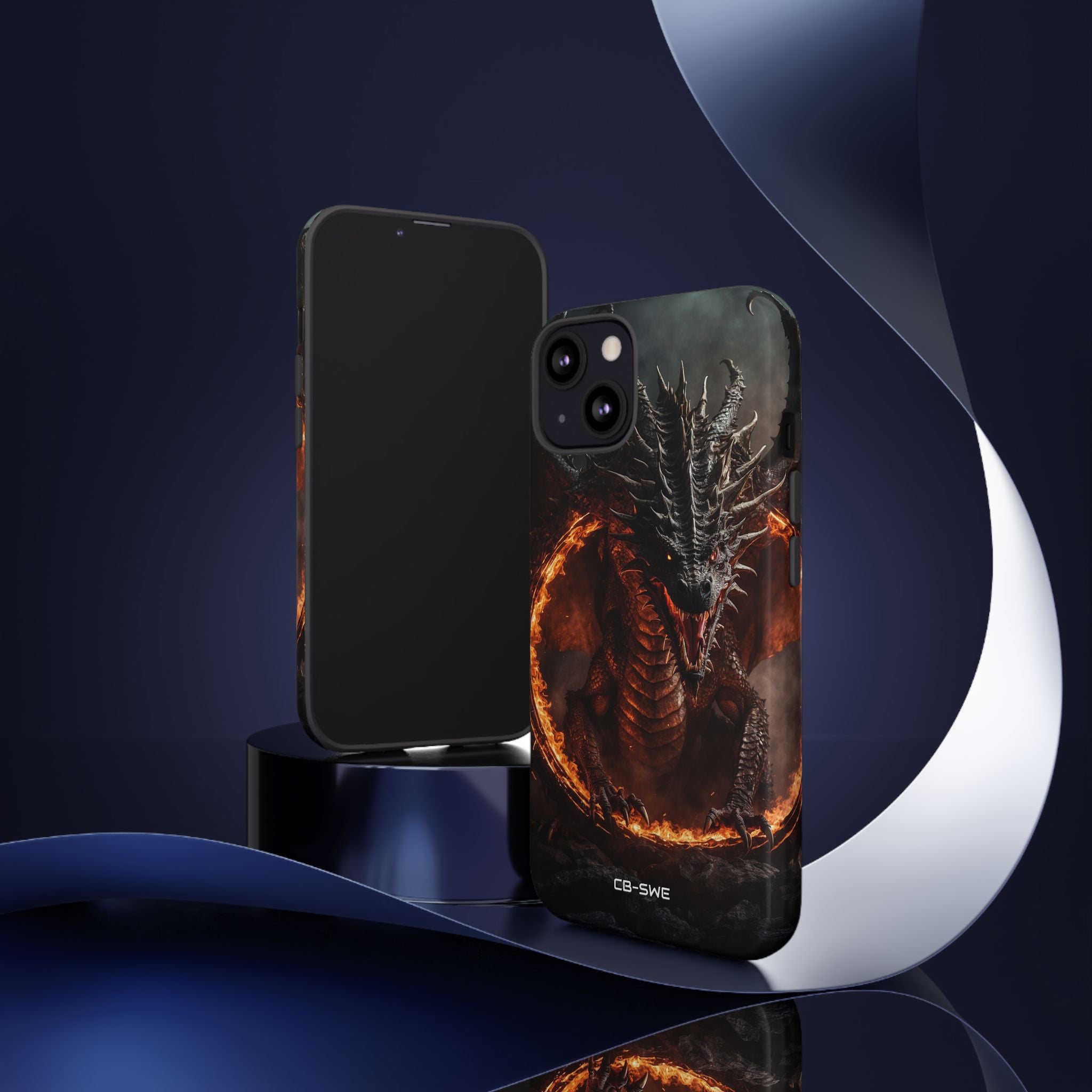Fiery Dragon Roars - iPhone Case