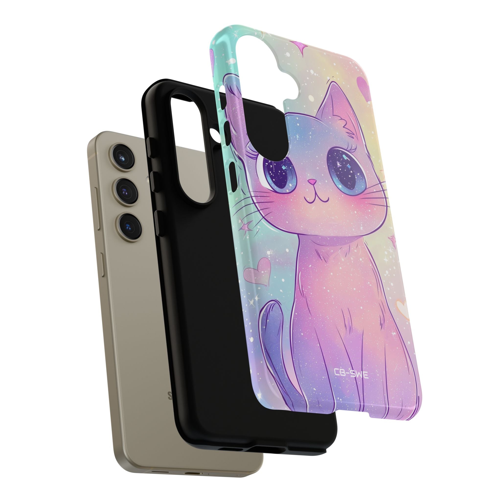 Sparkling Cat Smiles - Samsung Case
