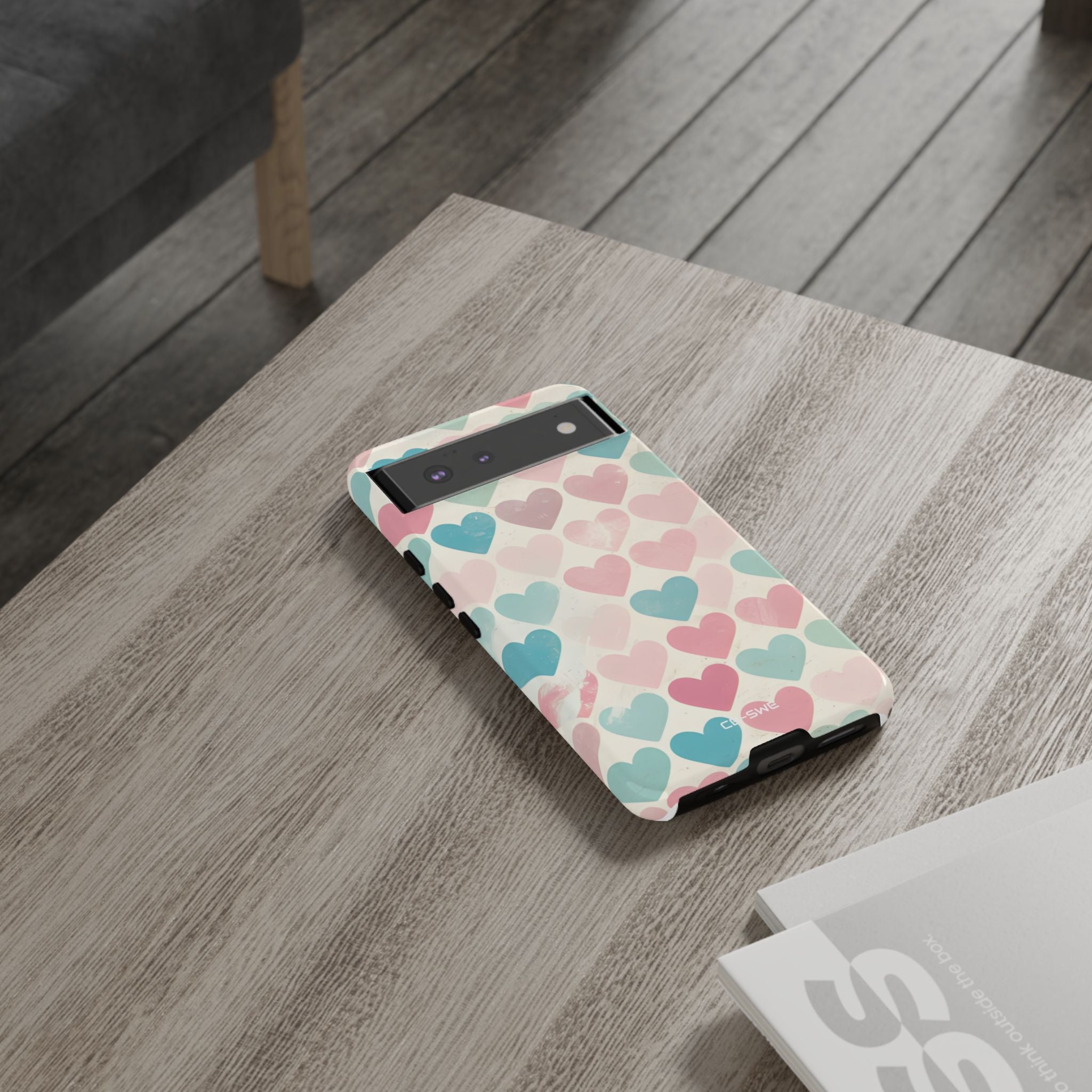 Retro Hearts Symmetry - Google Pixel Case