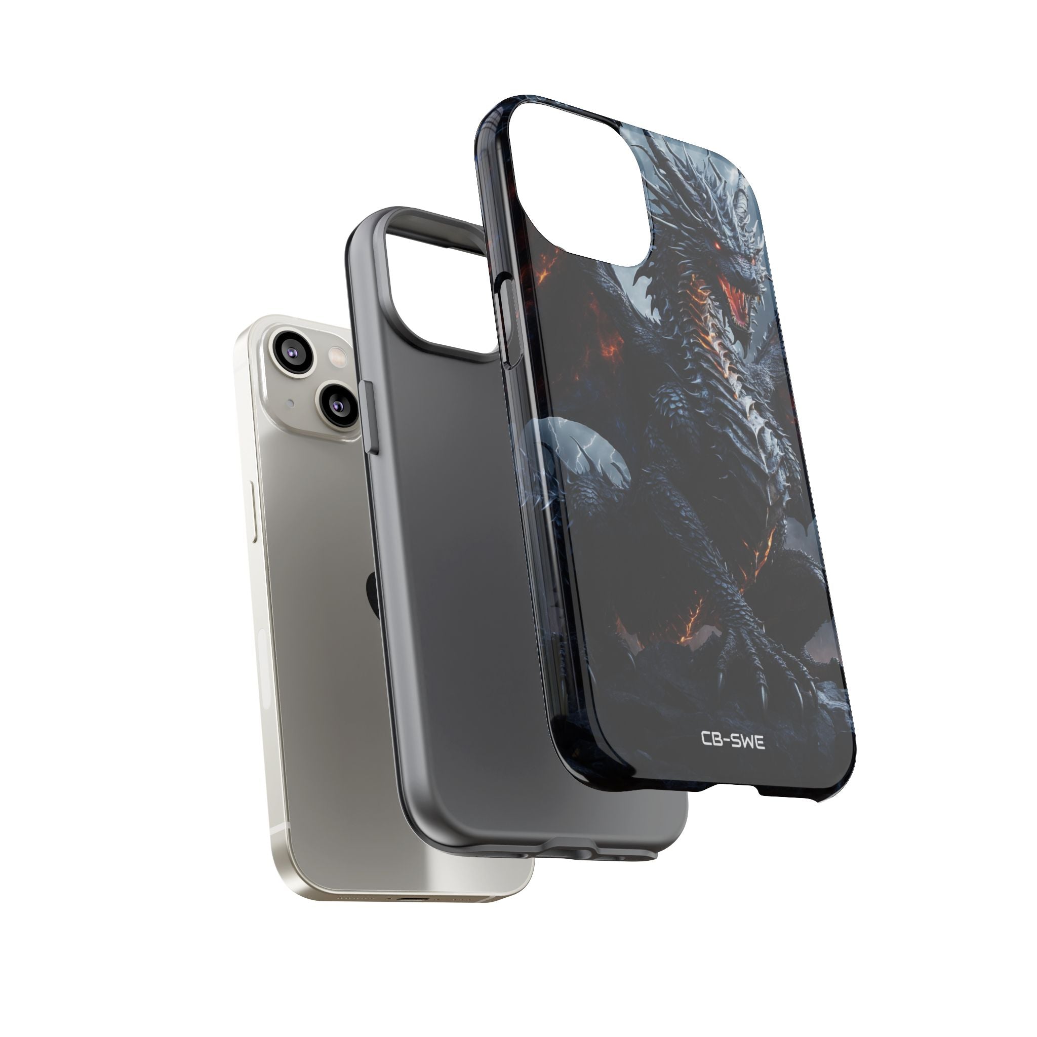 Fiery Wings Unleashed - iPhone Case