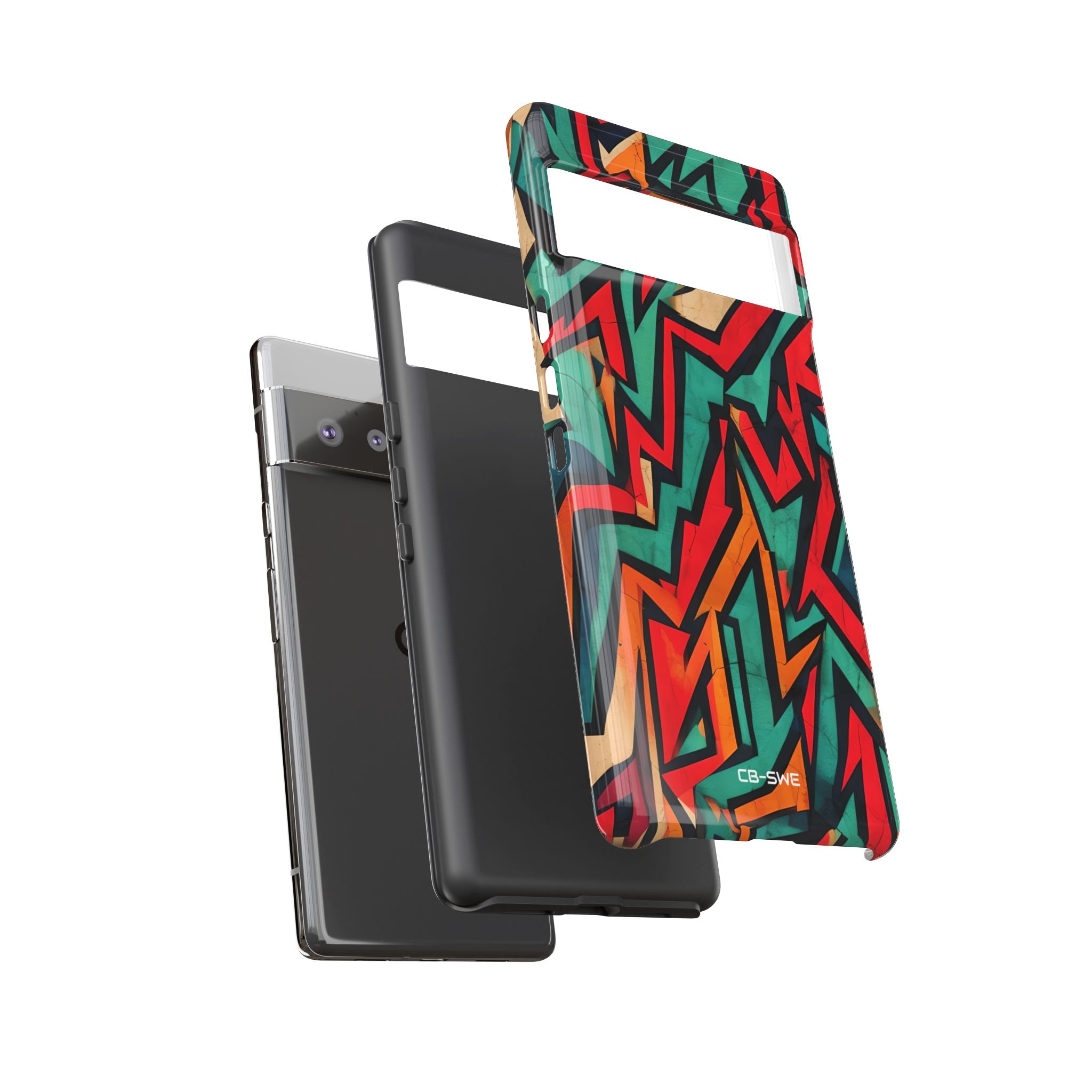 Vivid Geometry Dance - Google Pixel Case