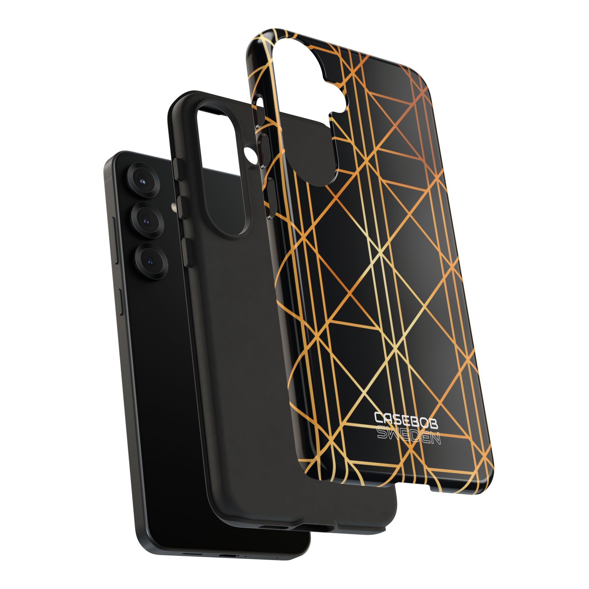 Gouden Geometrische Elegant Samsung S25 - Tough