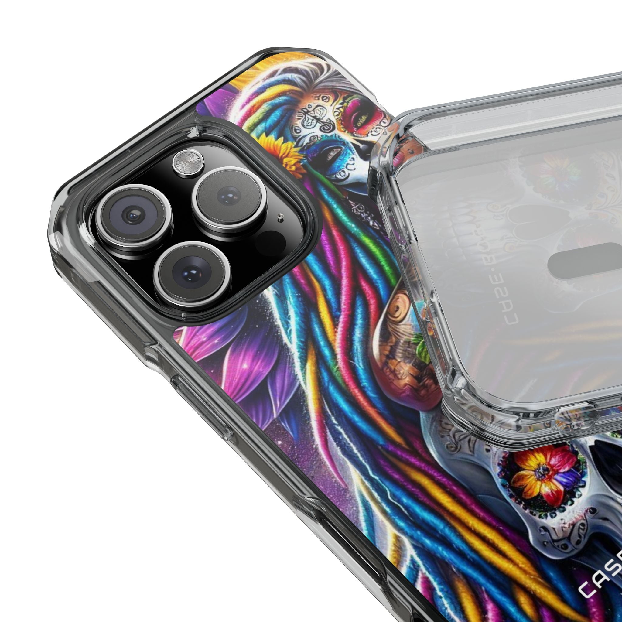 Sunflower Skull Glow iPhone 16 Pro Case - Impact