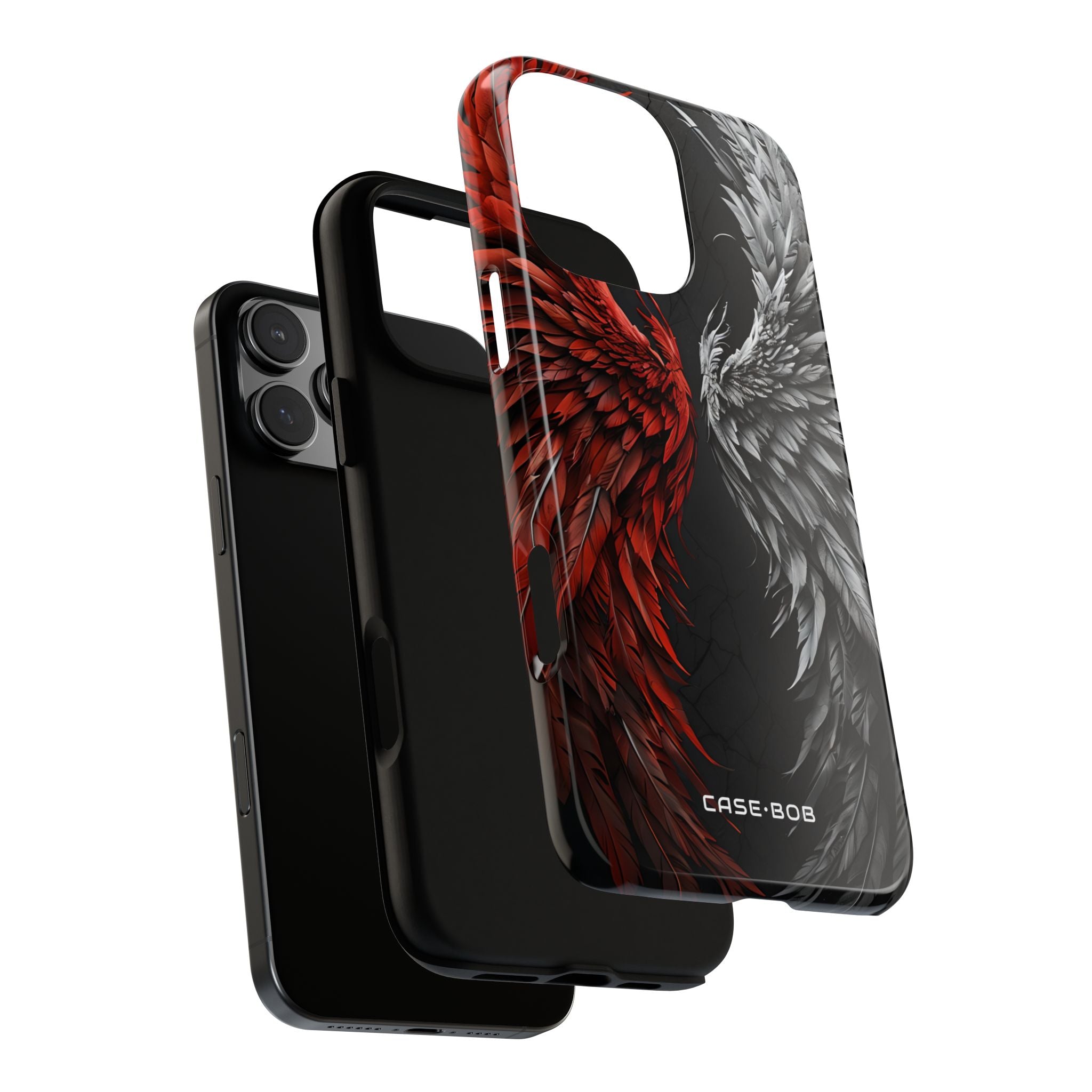 Crimson White Wings iPhone 16 Pro Max Case - Tough