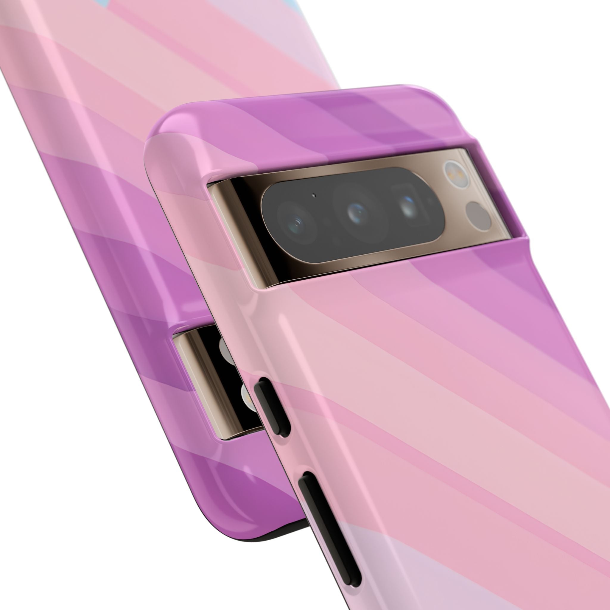 Pink Blue Gradient Layers Google Pixel 8 - Tough
