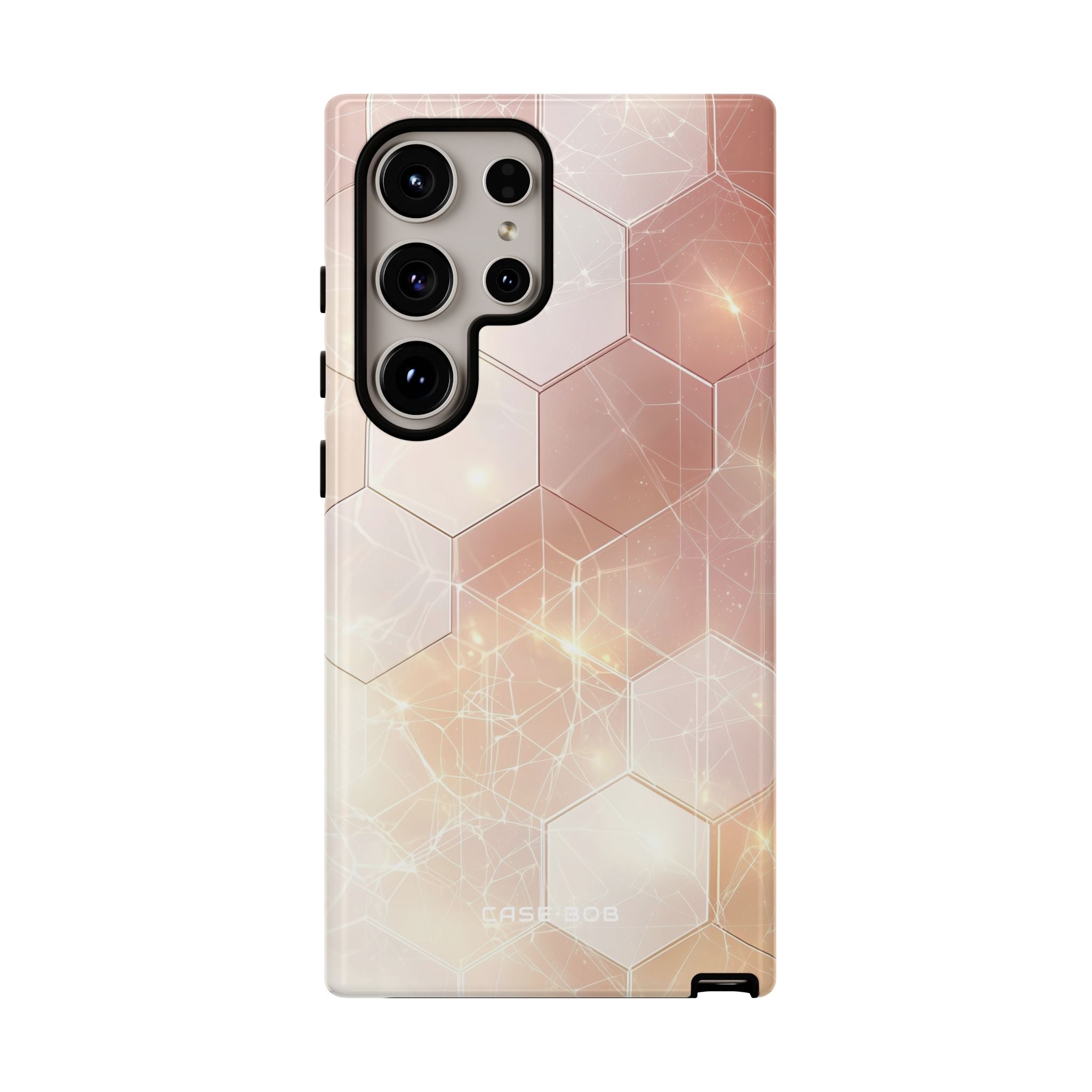 Honeycomb Glow Samsung S24 Ultra Case - Tough