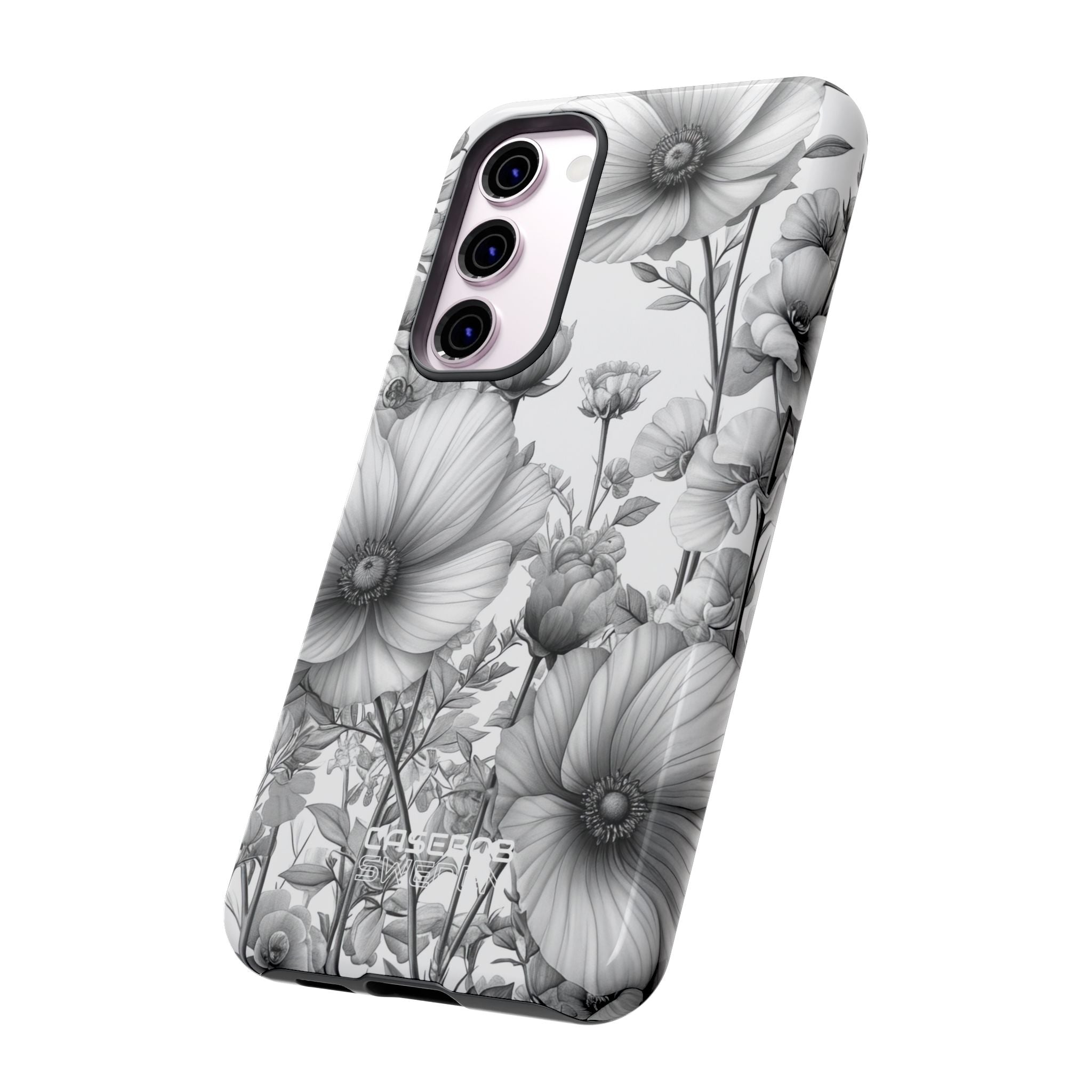 Vintage Floral Etching Samsung S23 - Tough