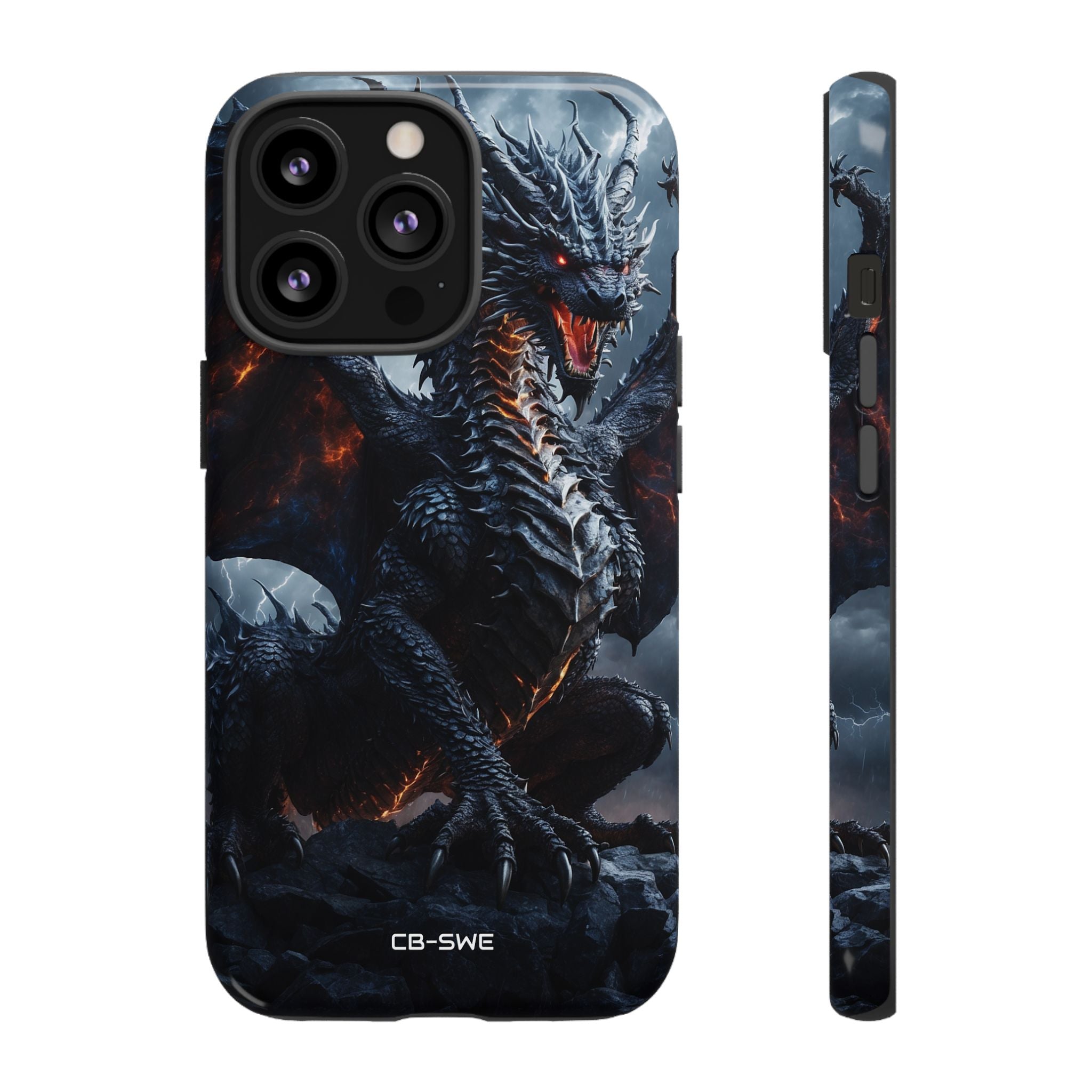 Fiery Wings Unleashed - iPhone Case
