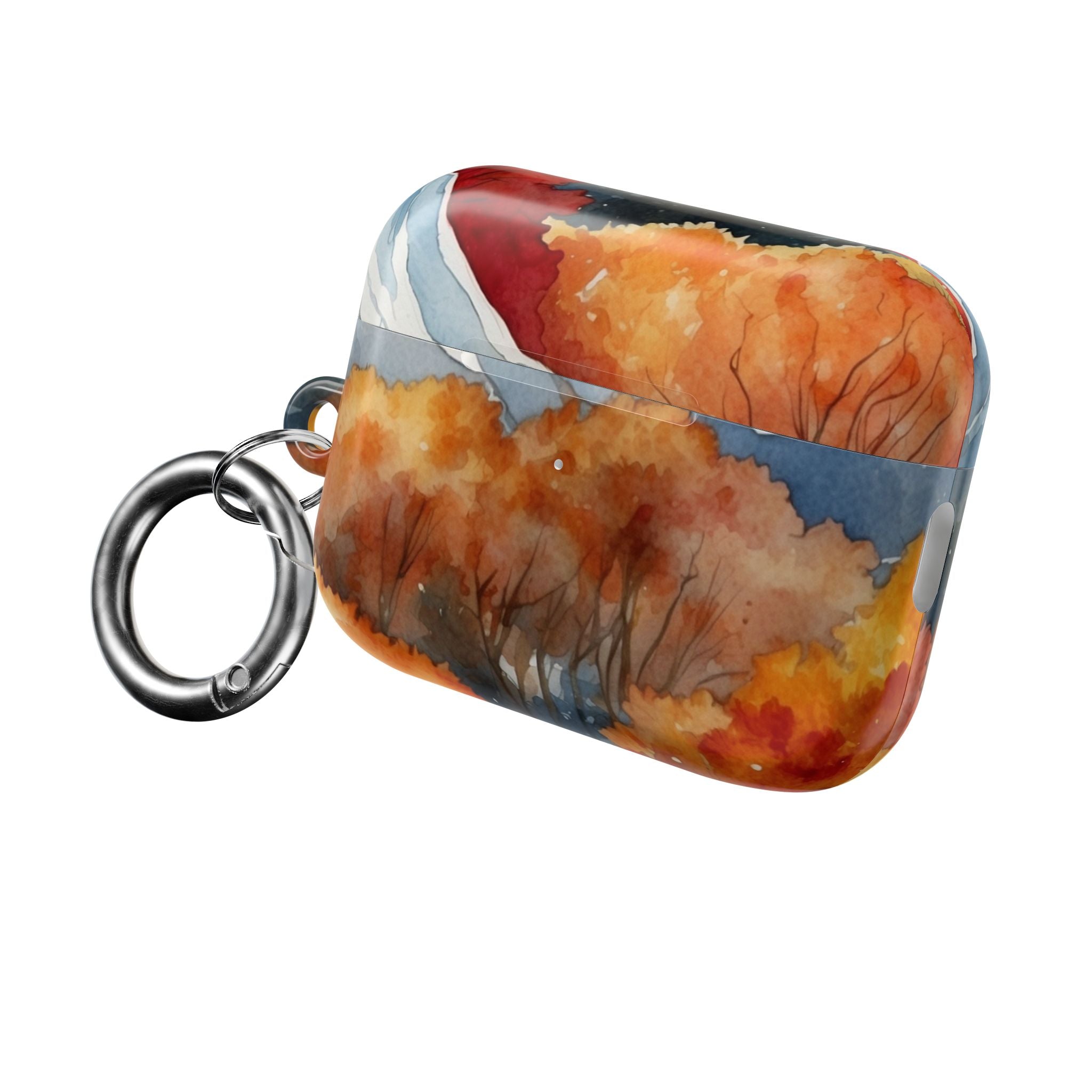 Snowcapped Ember Mountains - AirPods Case