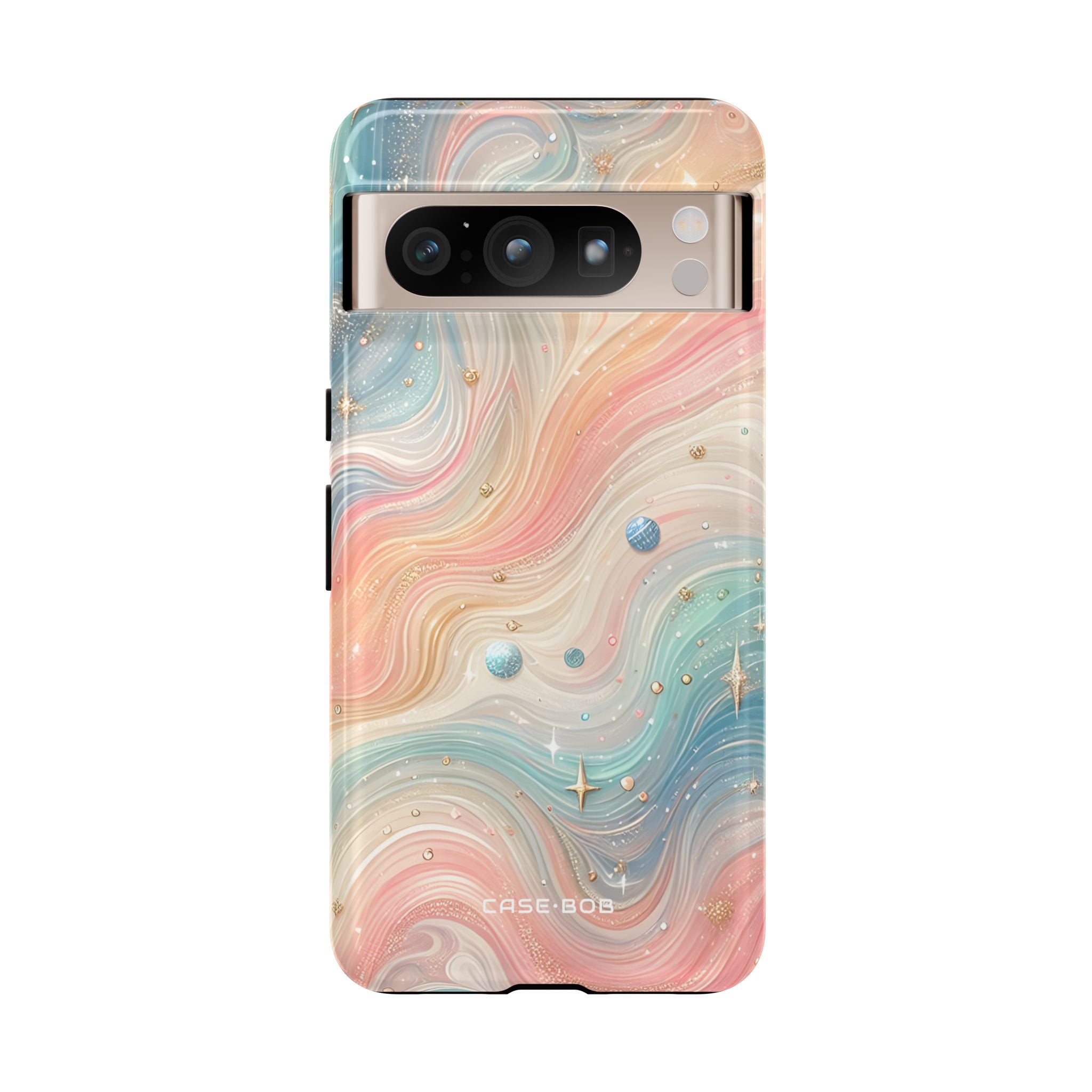Iridescent Swirls Google Pixel 8 Pro Case - Tough