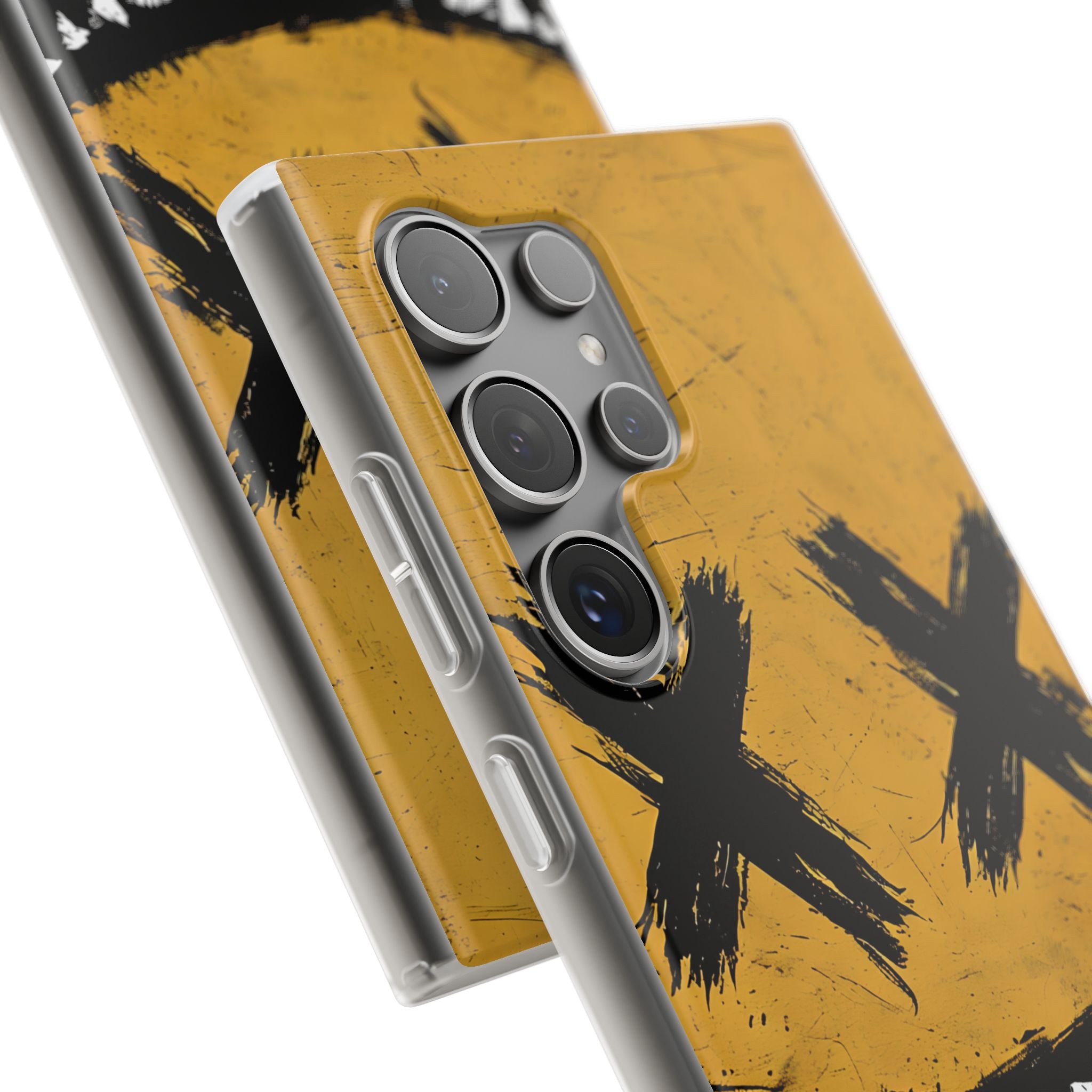 Jagged Smile Yellow Samsung S24 Ultra Case - Soft