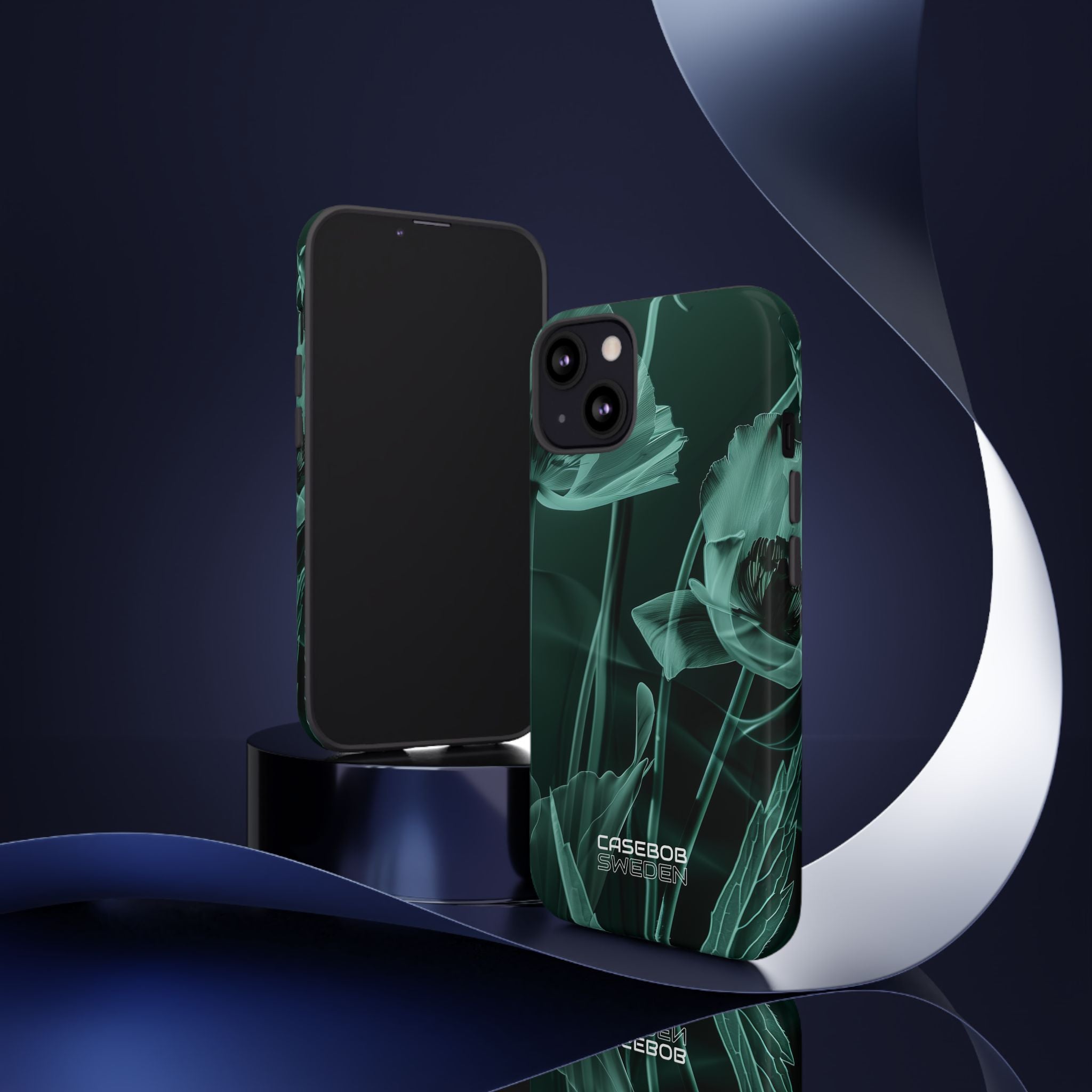 Teal Bloom Radiance iPhone 13 - Tough