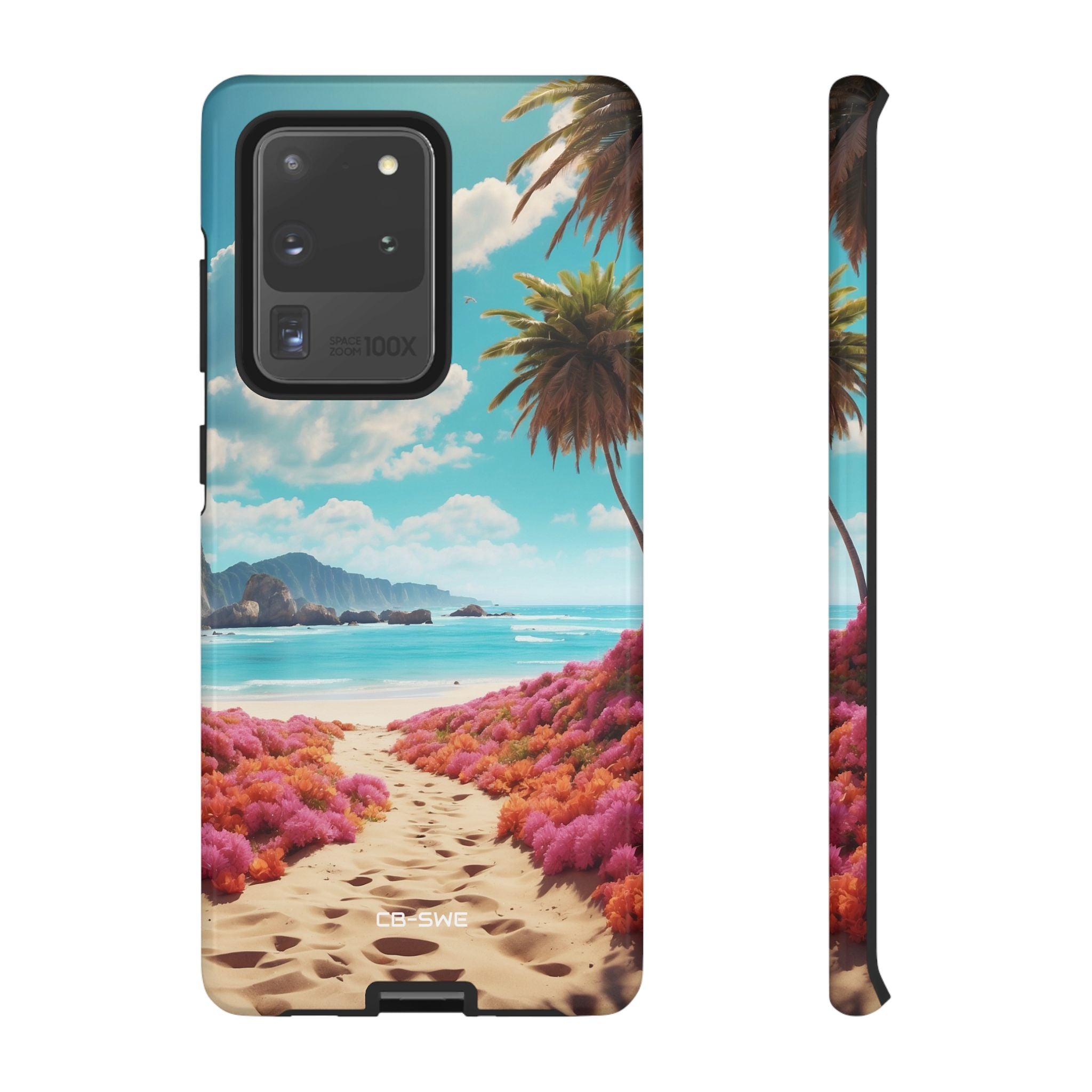 Tropical Flowers Frame - Samsung Case