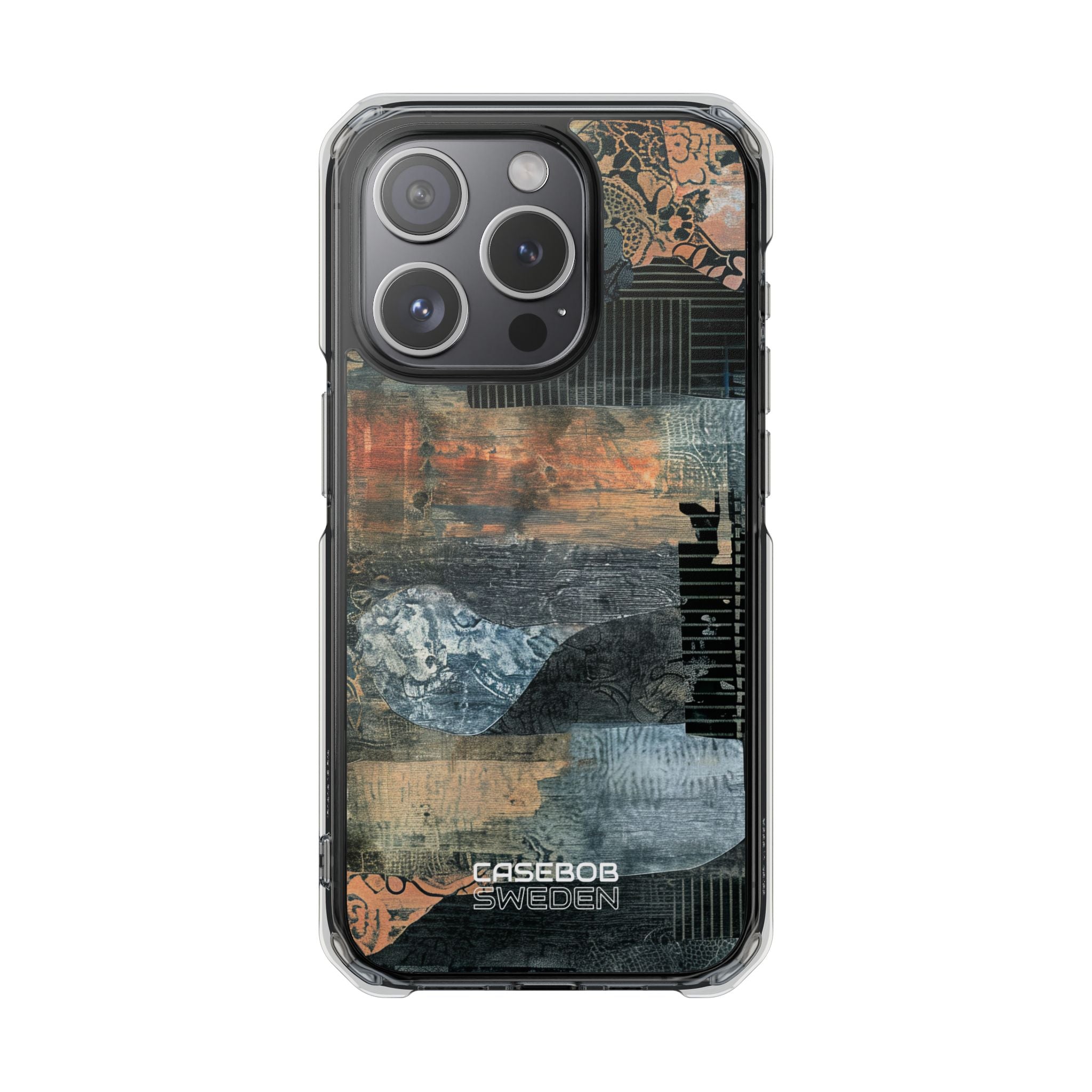 Rust Bloom Tangle iPhone 15 - Impact Clear+