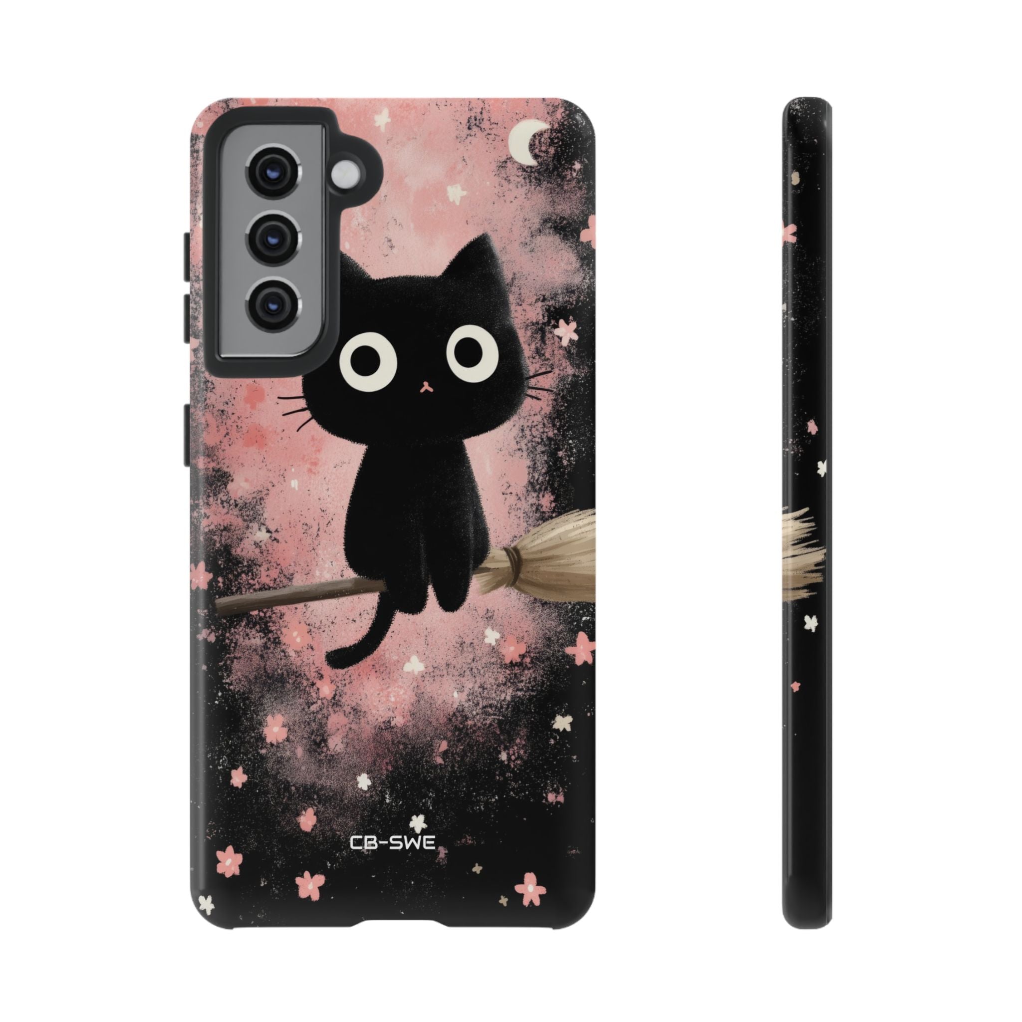 Whimsical Cat Soars - Samsung Case