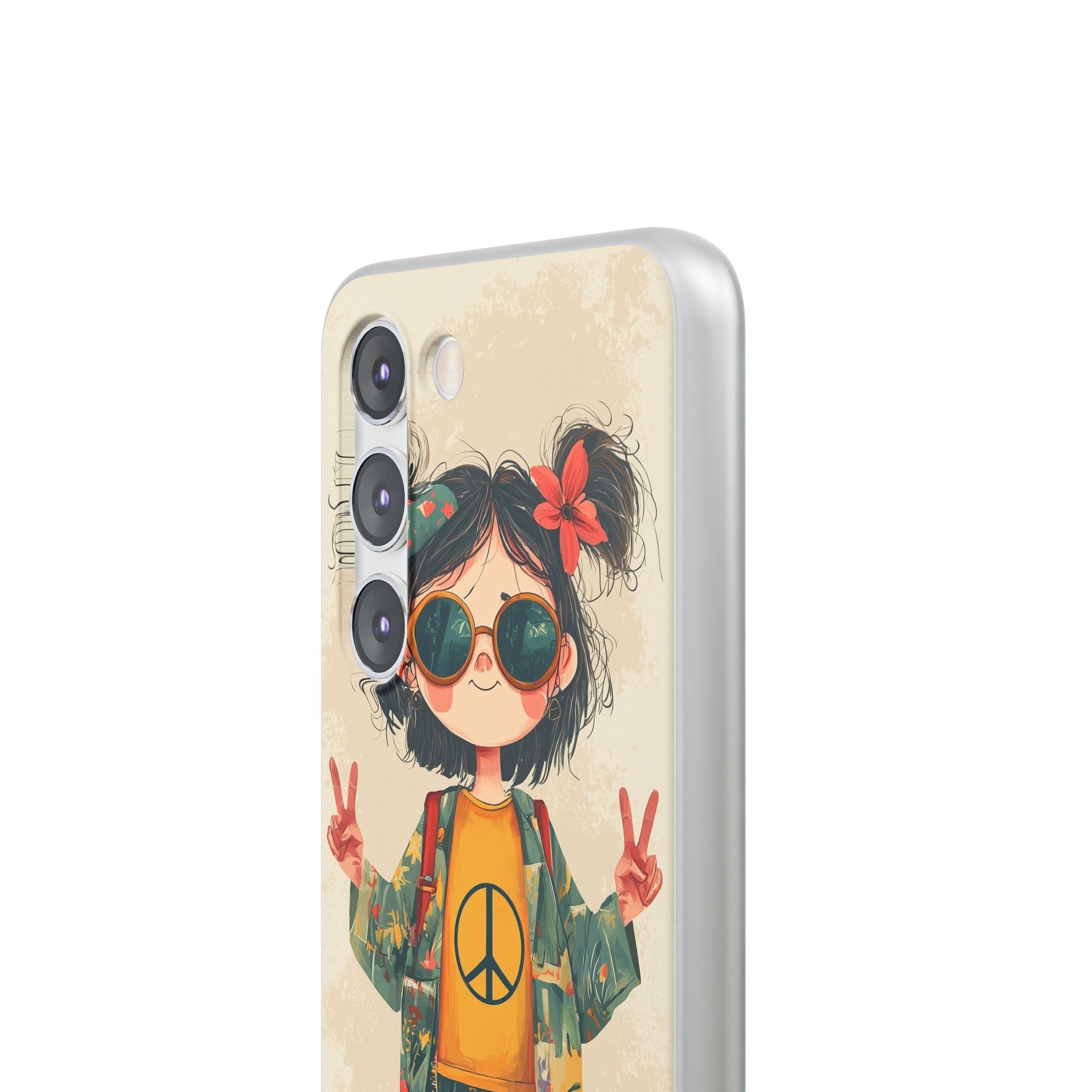 Peace Pigtails Samsung S23 Case - Soft