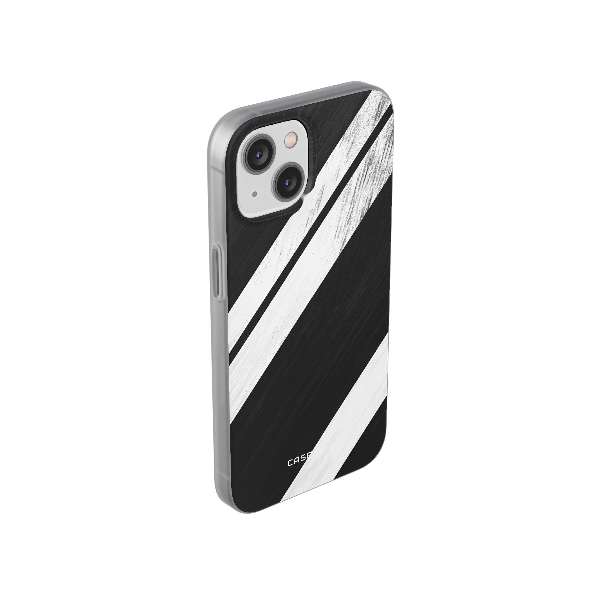 Distressed Stripe Motion iPhone 14 Case - Soft