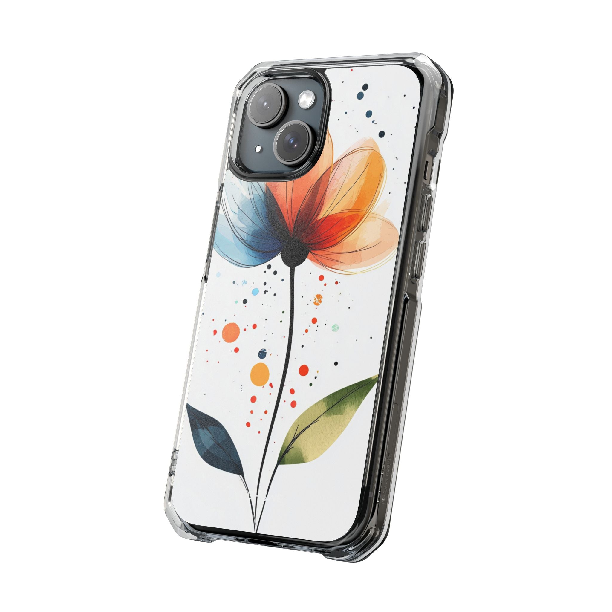 Vibrant Floral Blooms iPhone Case - Impact