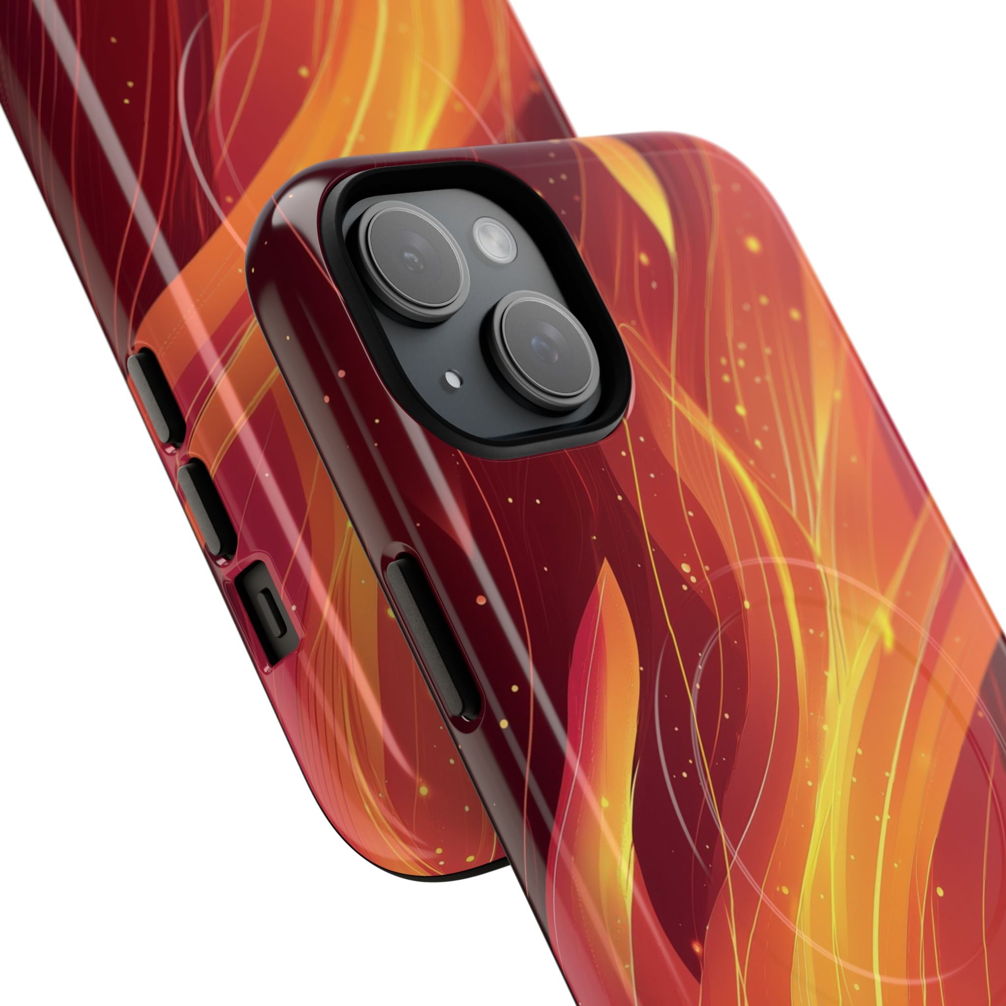 Flaming Flow iPhone 15 Plus Case - Tough+