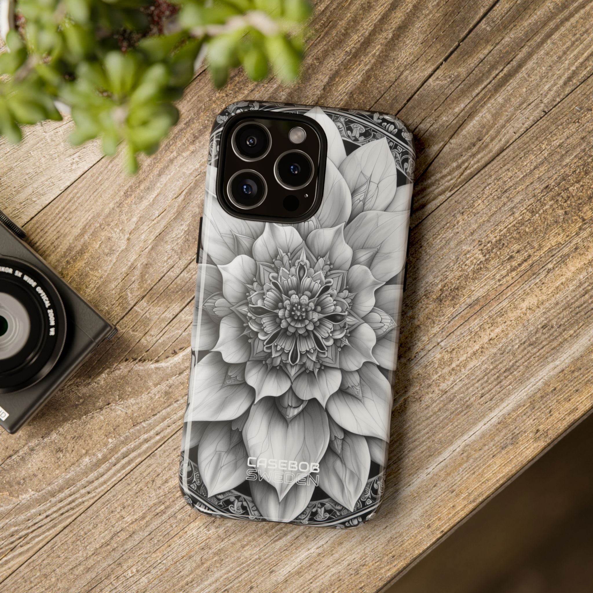 Cosmic Floral Mandala iPhone 16 - Tough