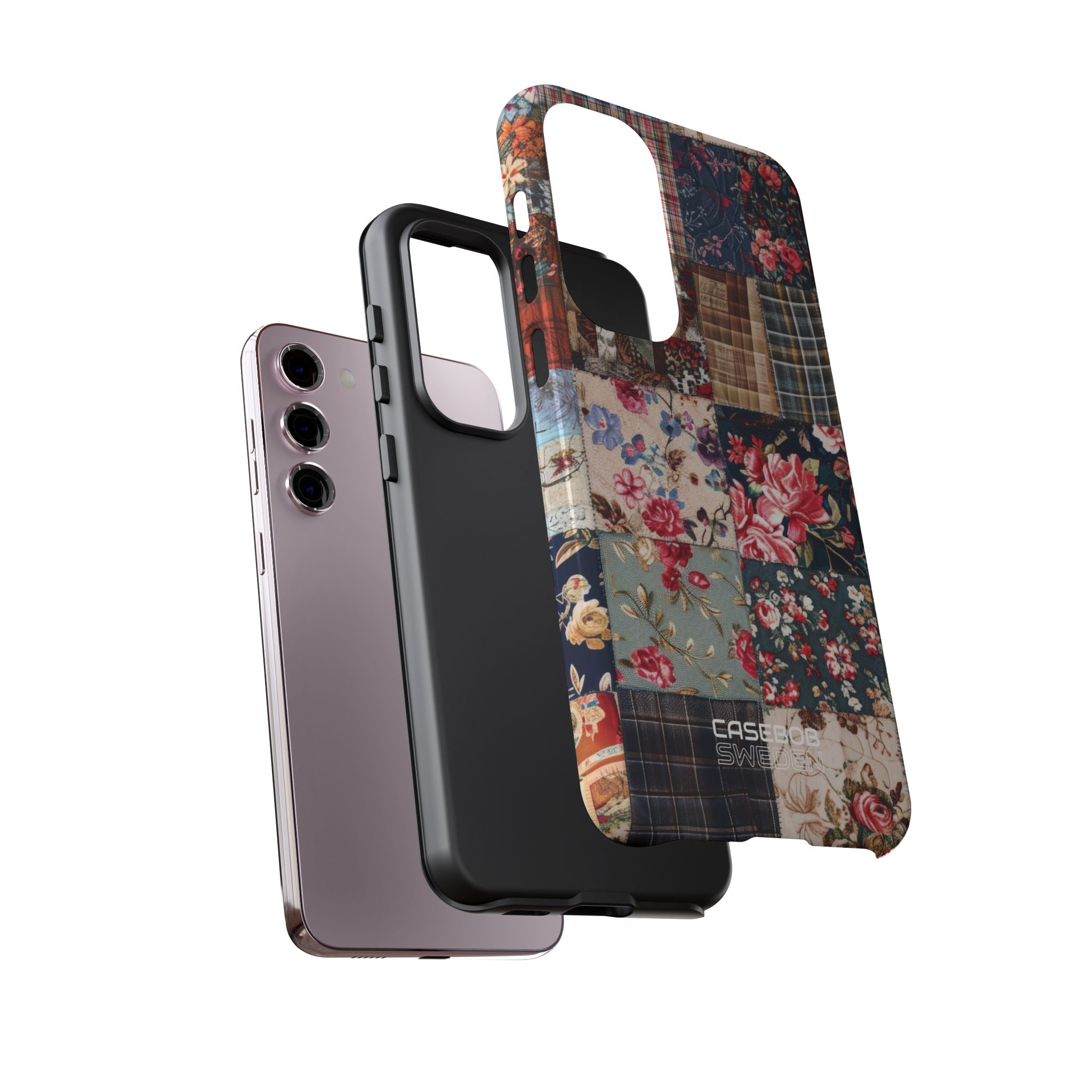 Trapunta patchwork floreale Samsung S23 - Tough