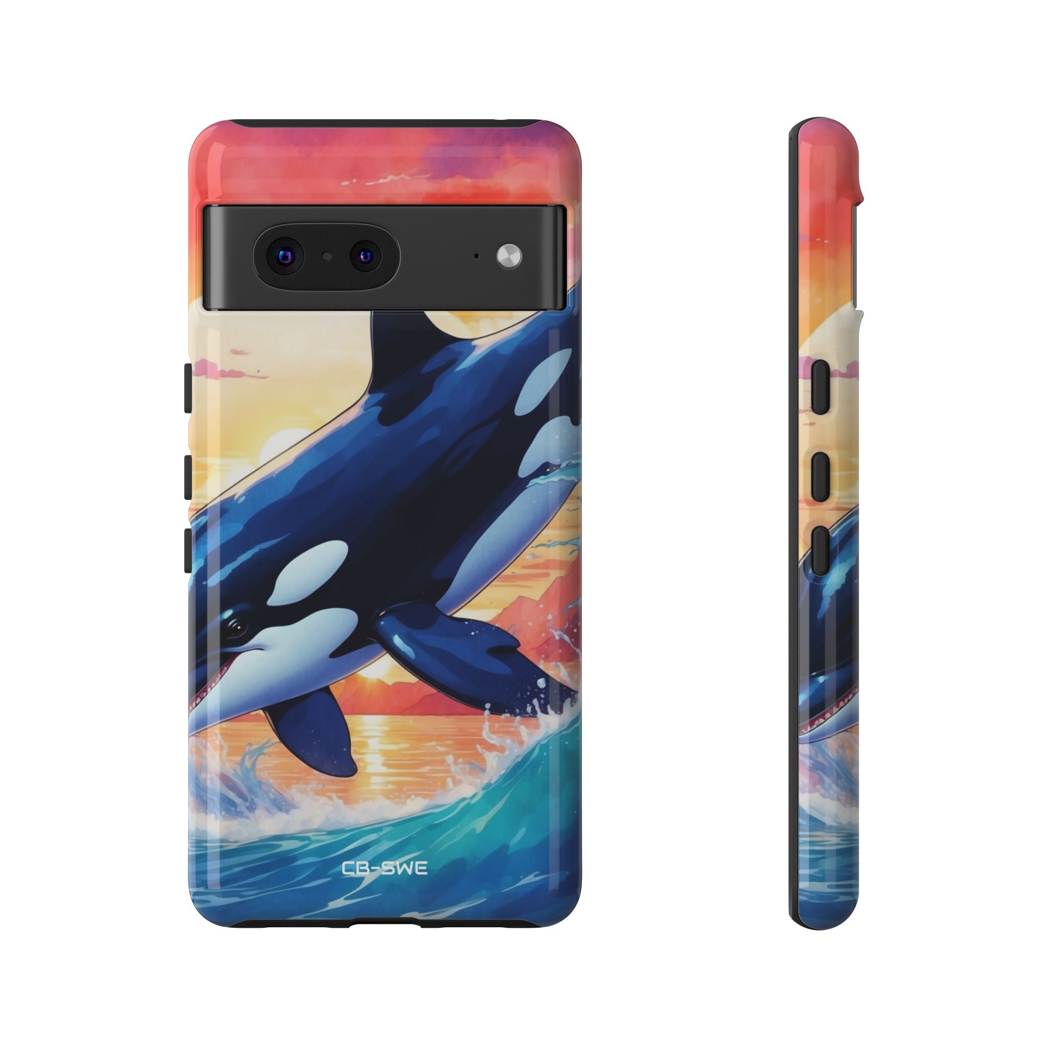 Orca Leaps Joyfully - Google Pixel Case