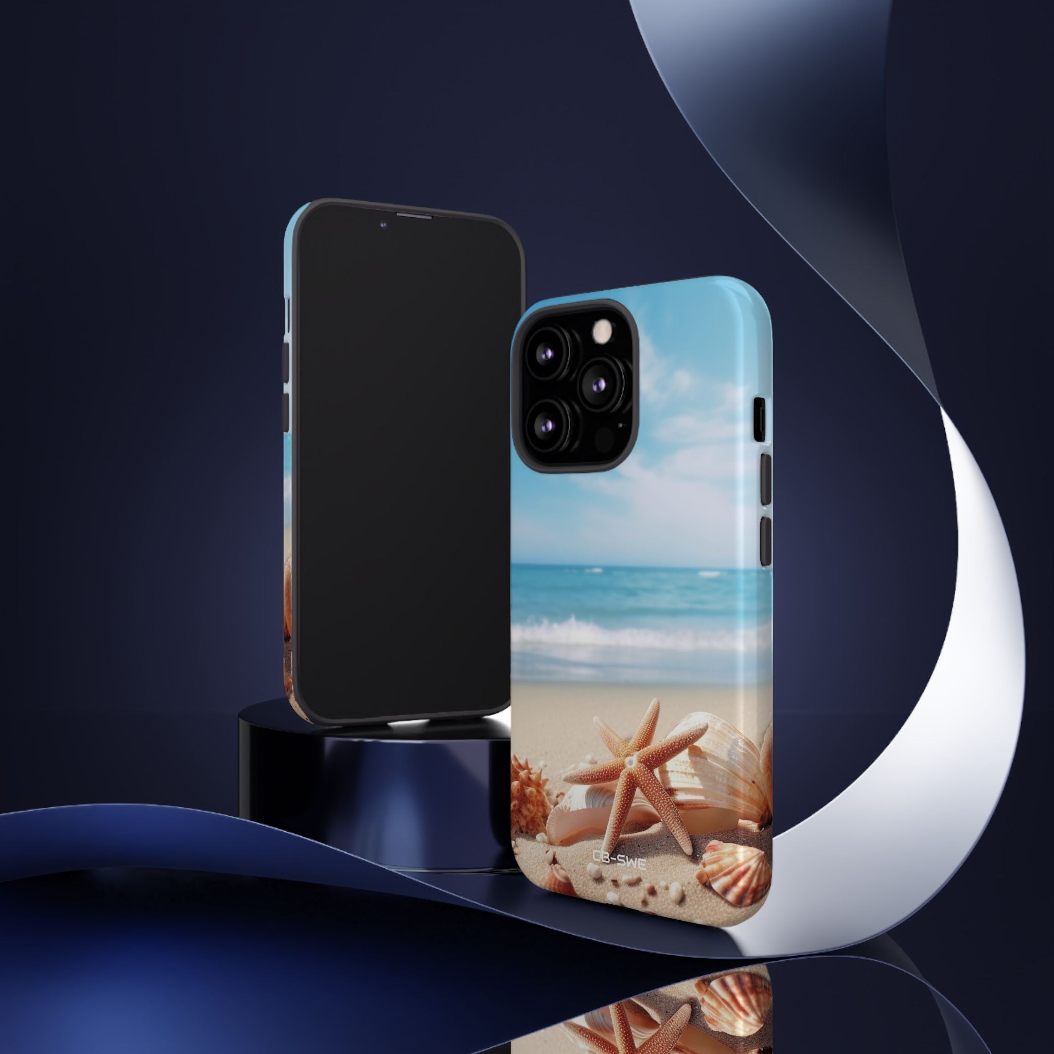Shells Rest Beneath Waves - iPhone Case