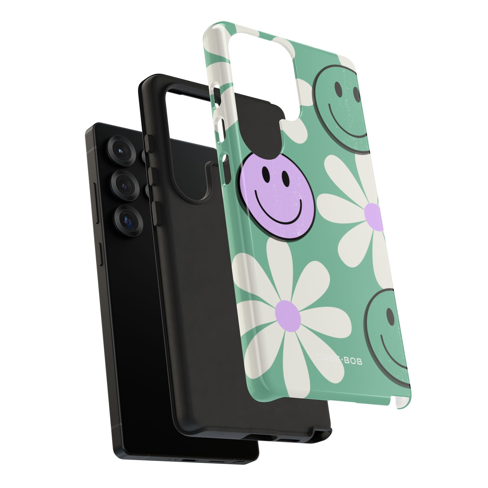 Smiley Daisy Glow Samsung S25 Ultra Case - Tough