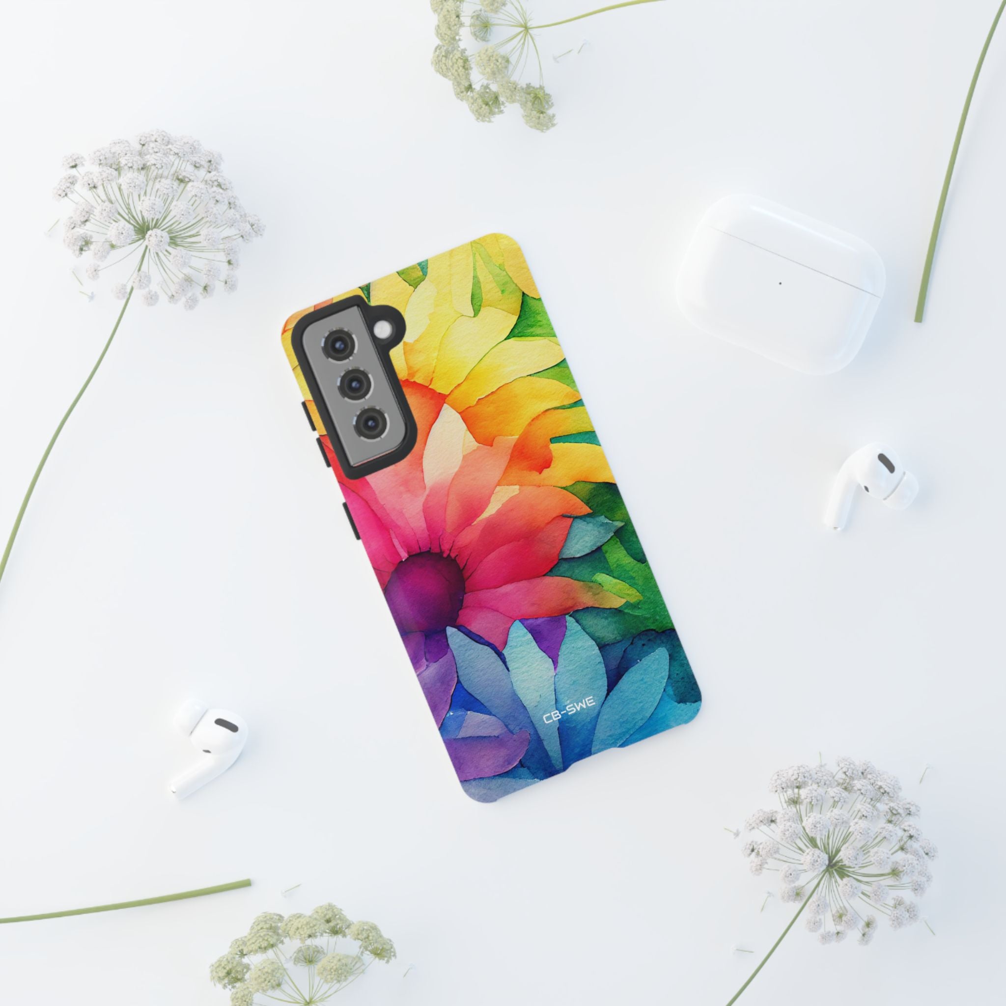 Vibrant Floral Symphony - Samsung Case