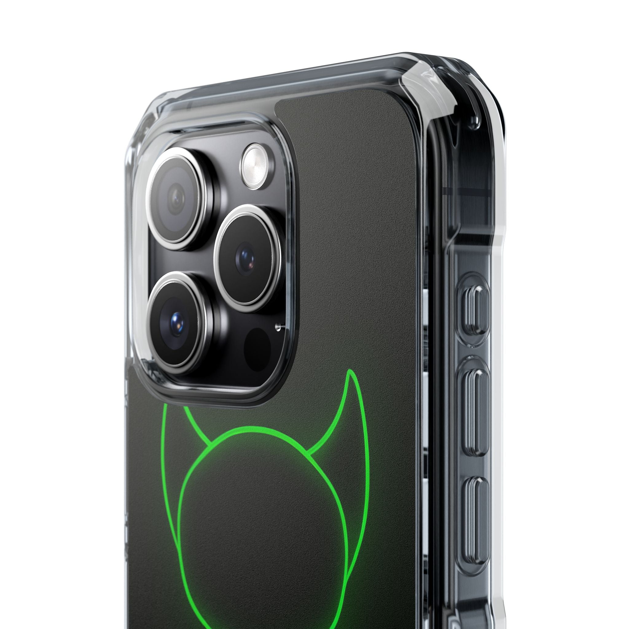 Neon Horned Glow iPhone 15 Pro Case - Impact