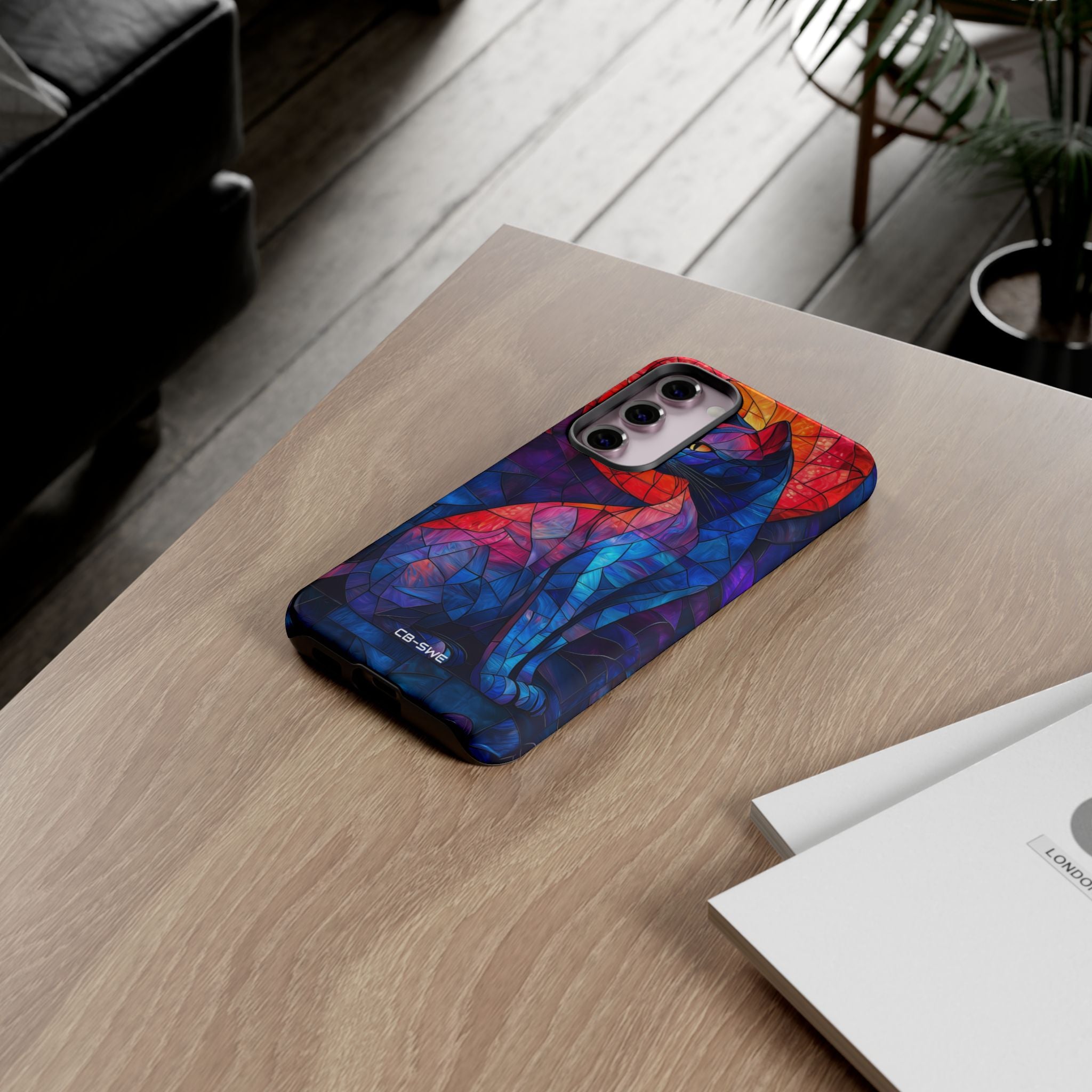Cat Silhouettes Glow - Samsung Case