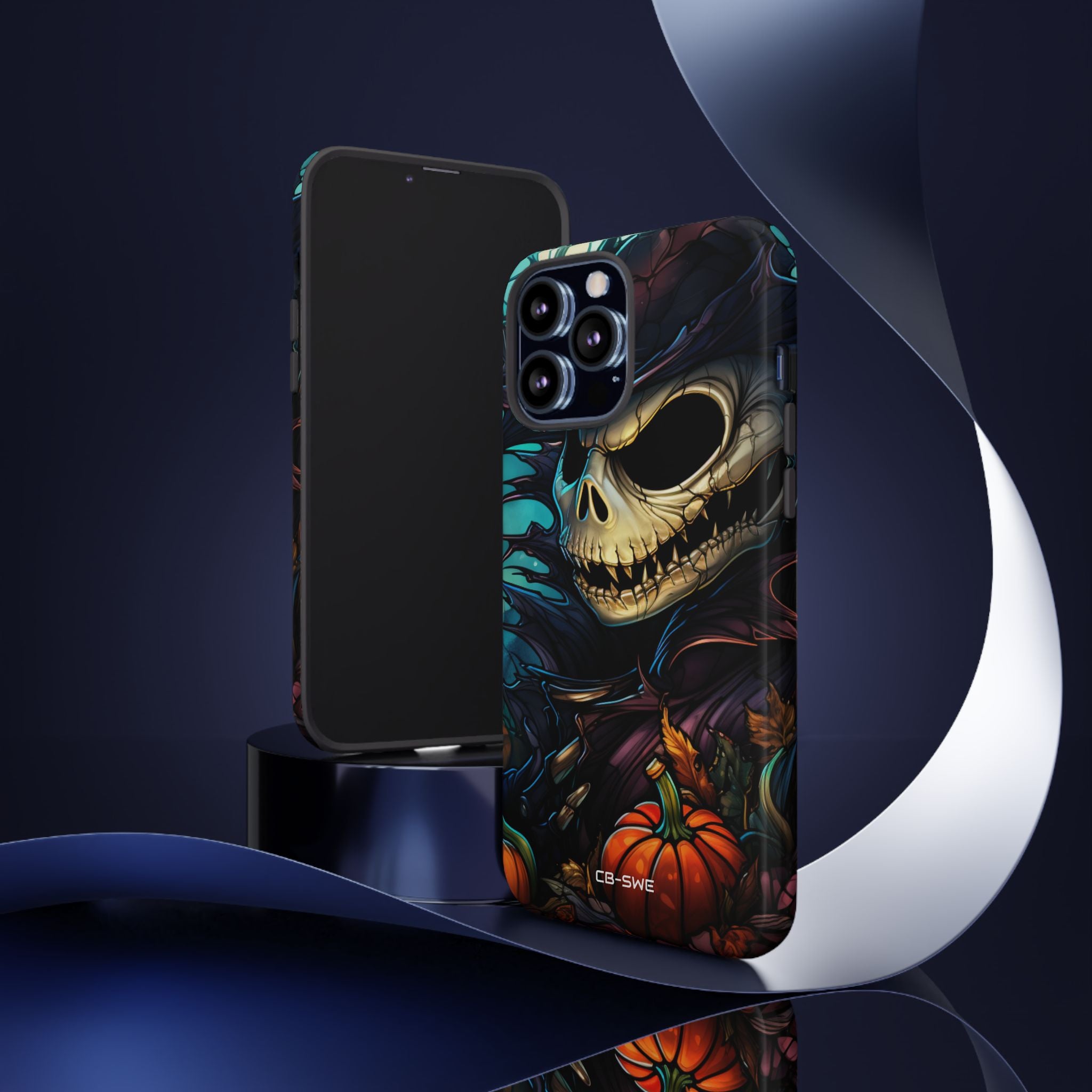 Skull Grins Brightly - iPhone Case