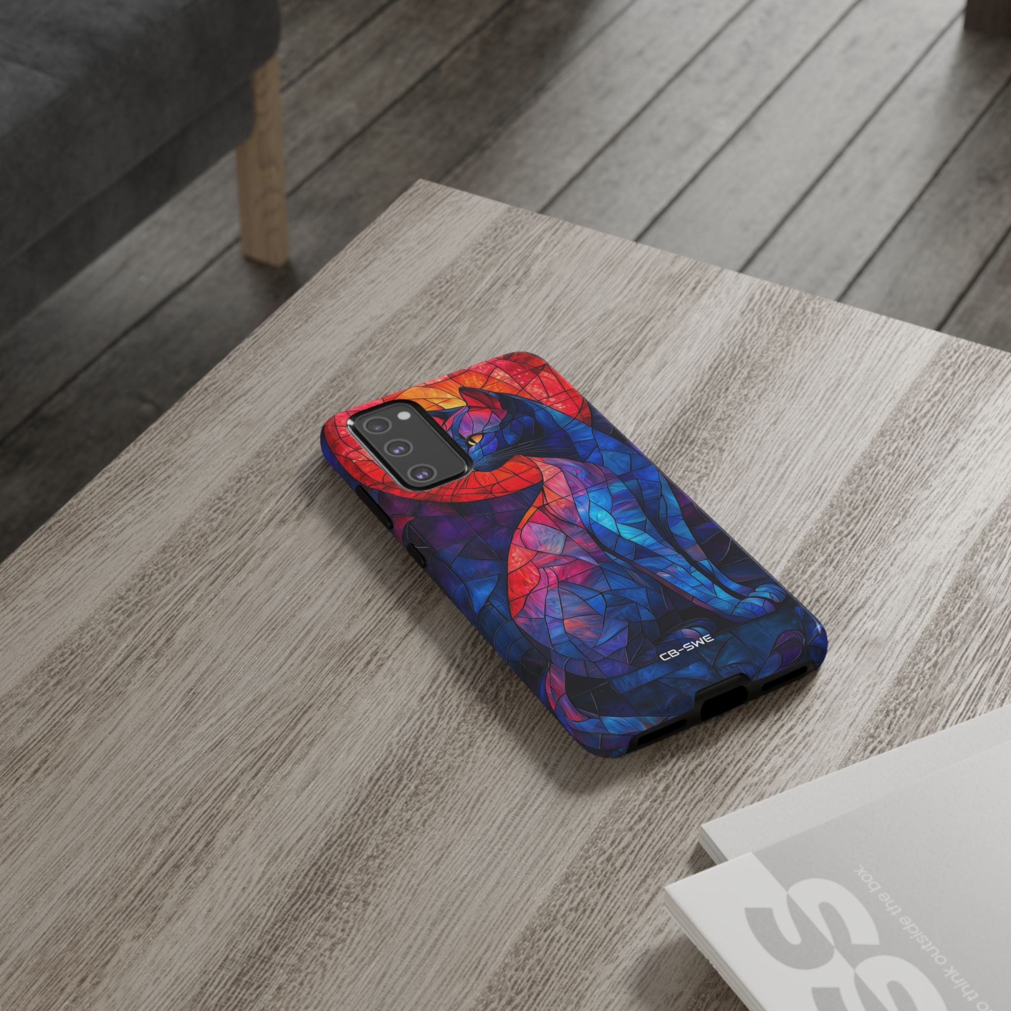 Cat Silhouettes Glow - Samsung Case