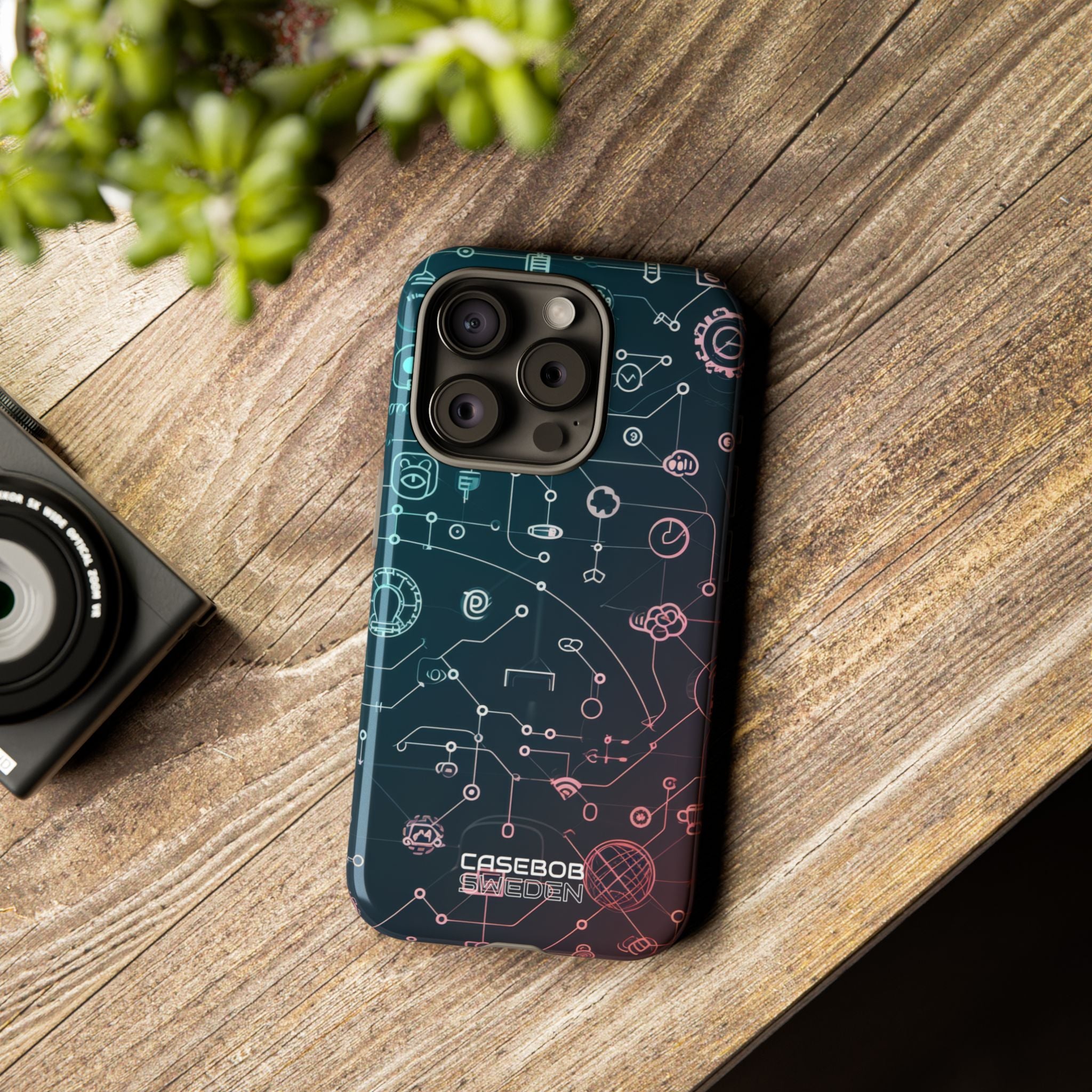 Digital Circuit Flow iPhone 15 - Tough