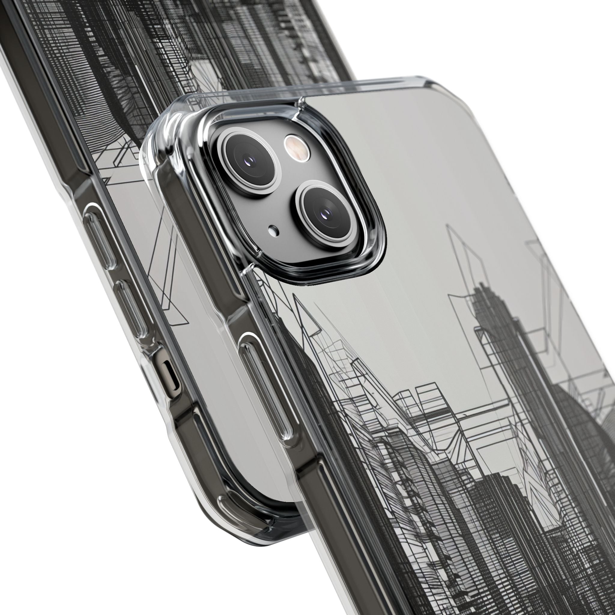 Urban Line Maze iPhone 14 - Impact Clear+