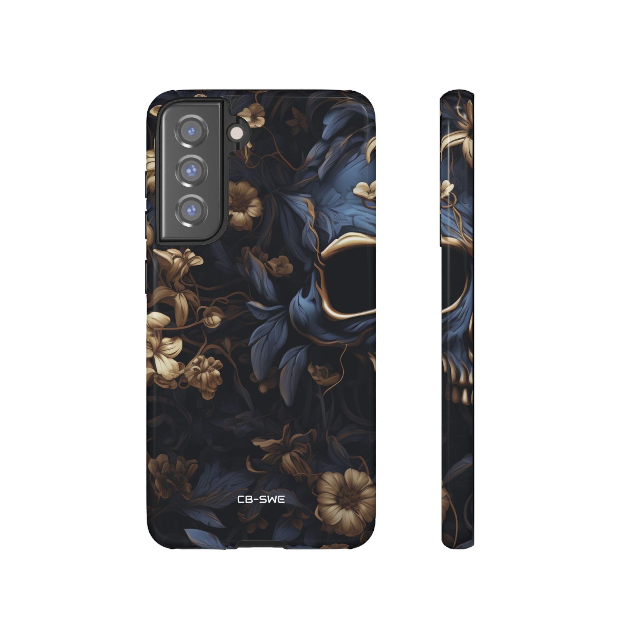 Gothic Floral Skull - Samsung Case