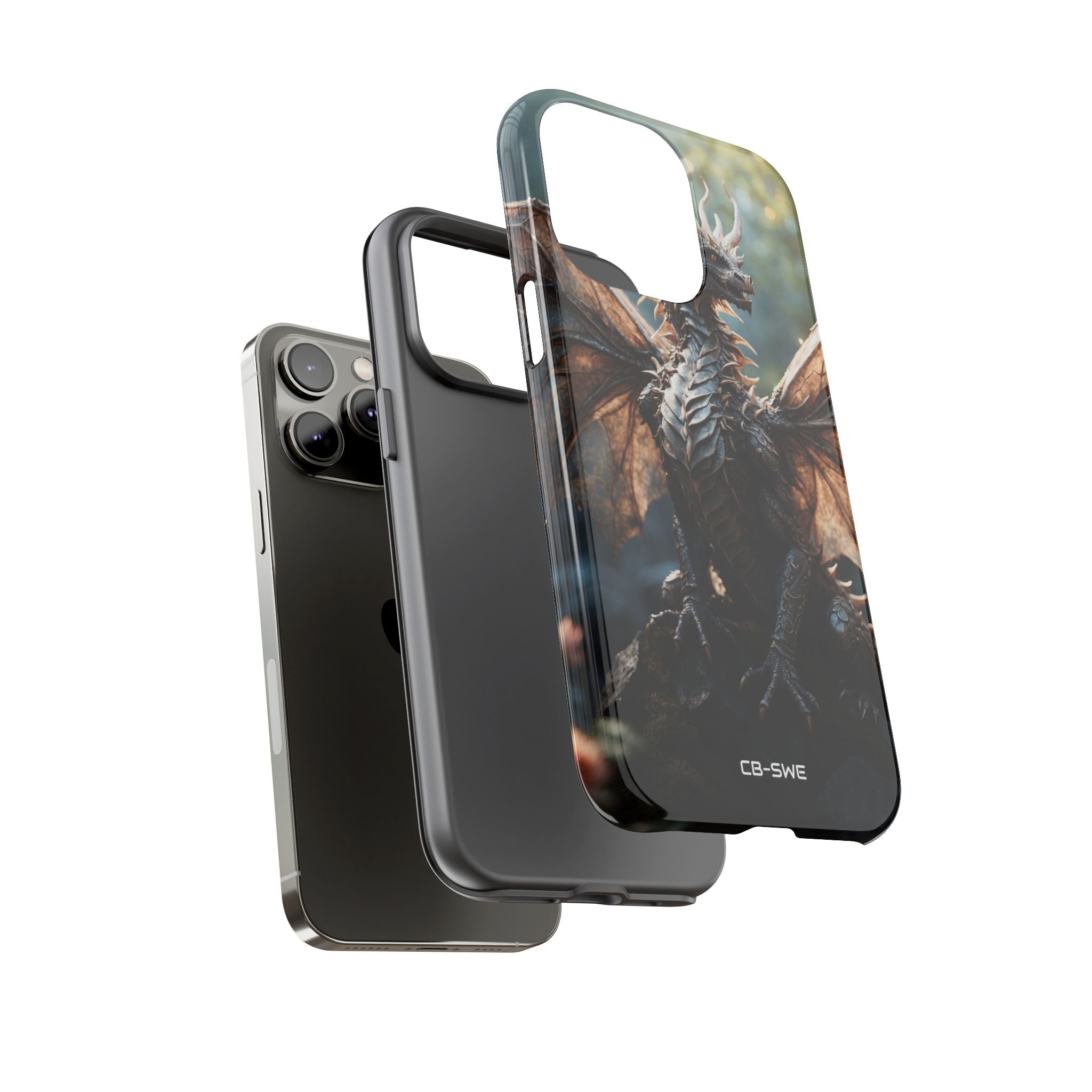 Majestic Dragon Glows - iPhone Case
