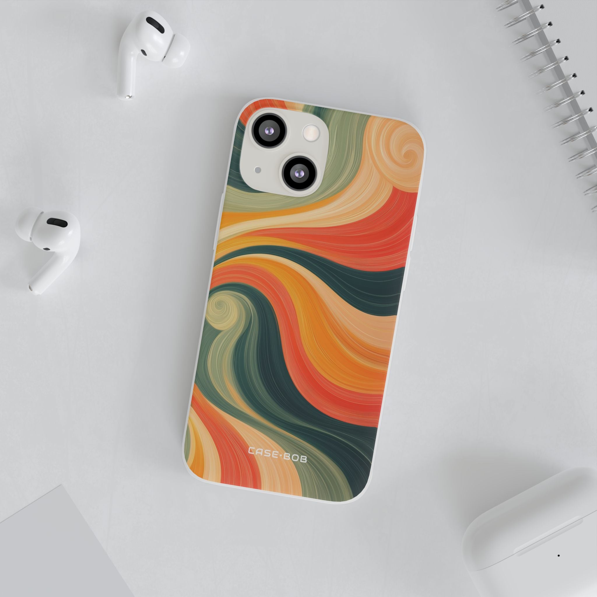 Swirling Ember iPhone 13 mini Case - Soft