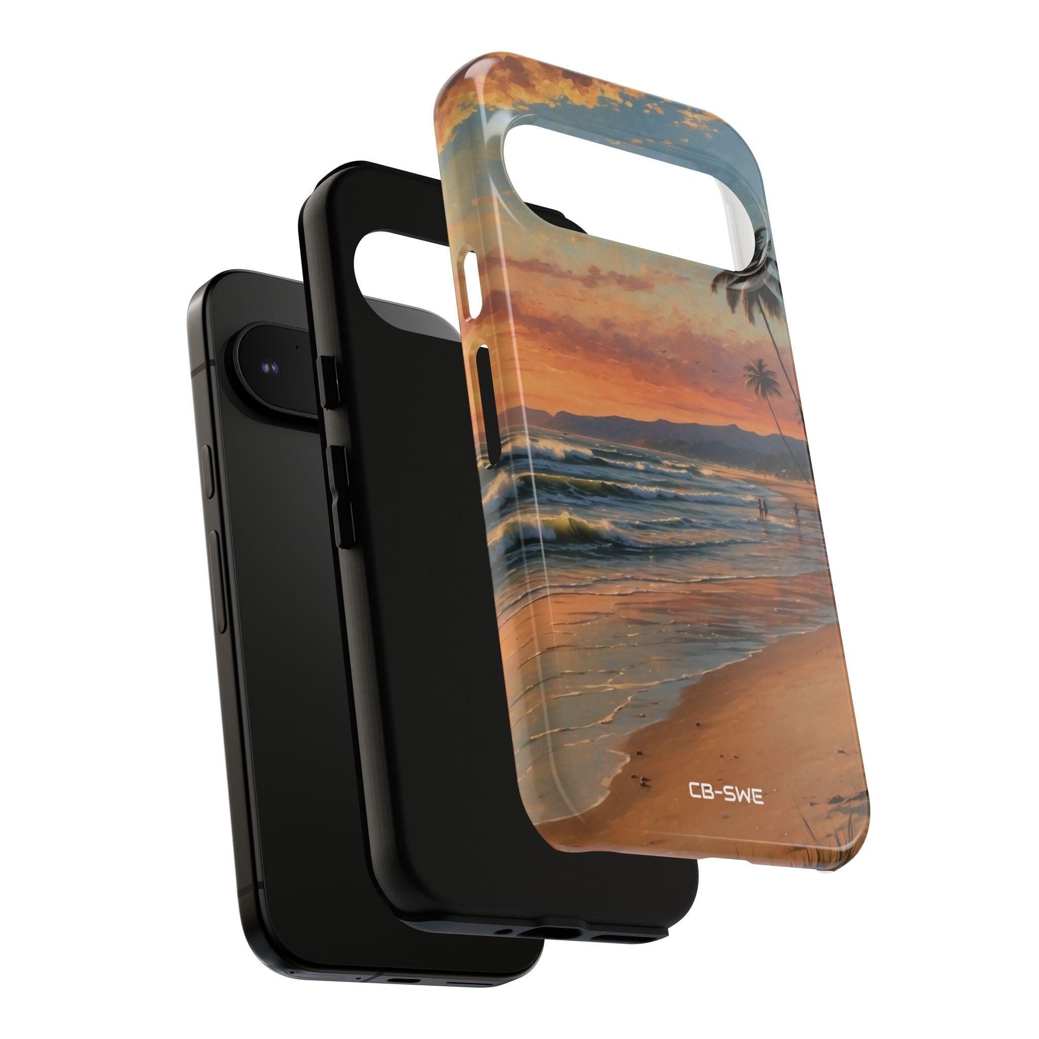 Golden Waves Embrace - Google Pixel Case