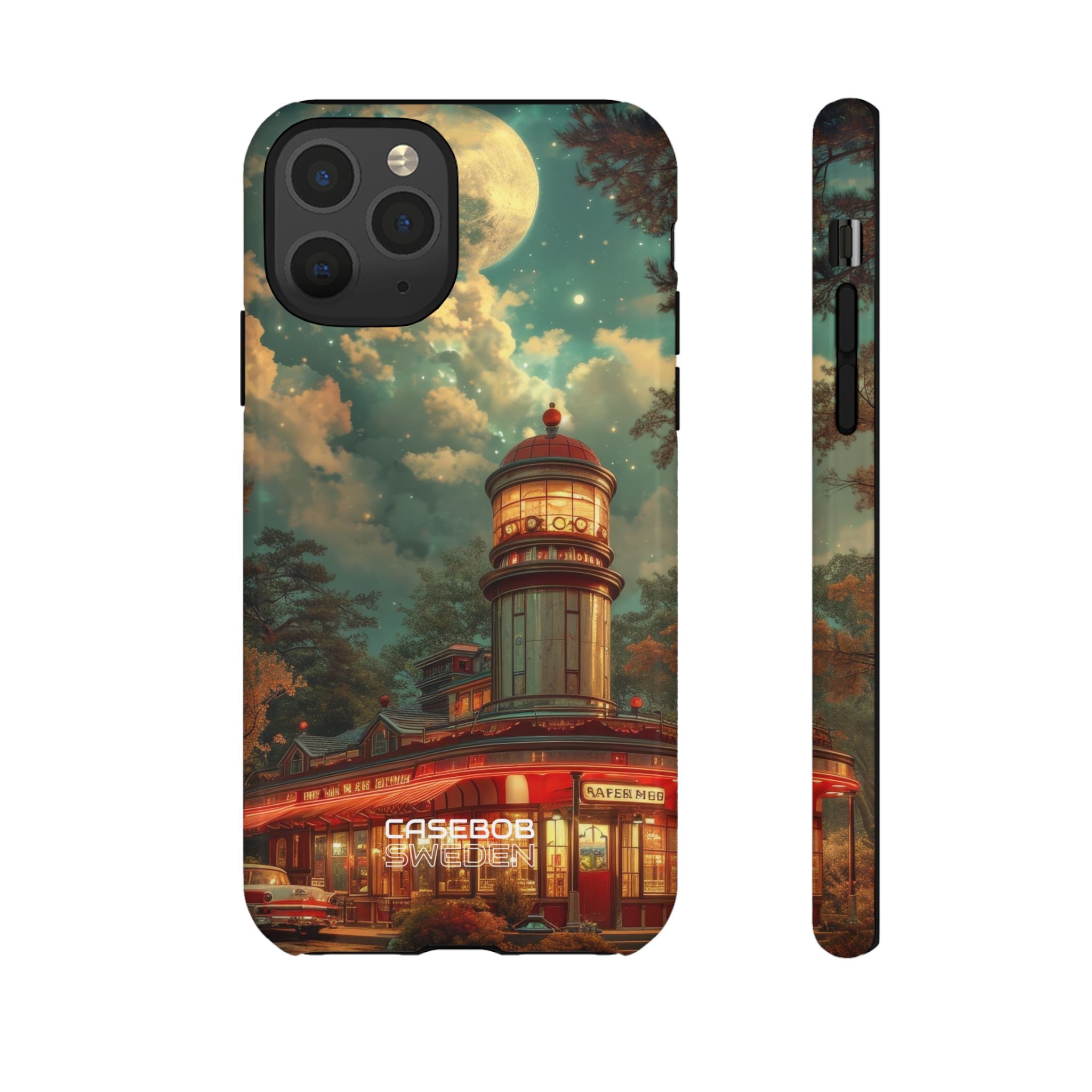 Retro Moonlight Cafe iPhone 11 - Tough