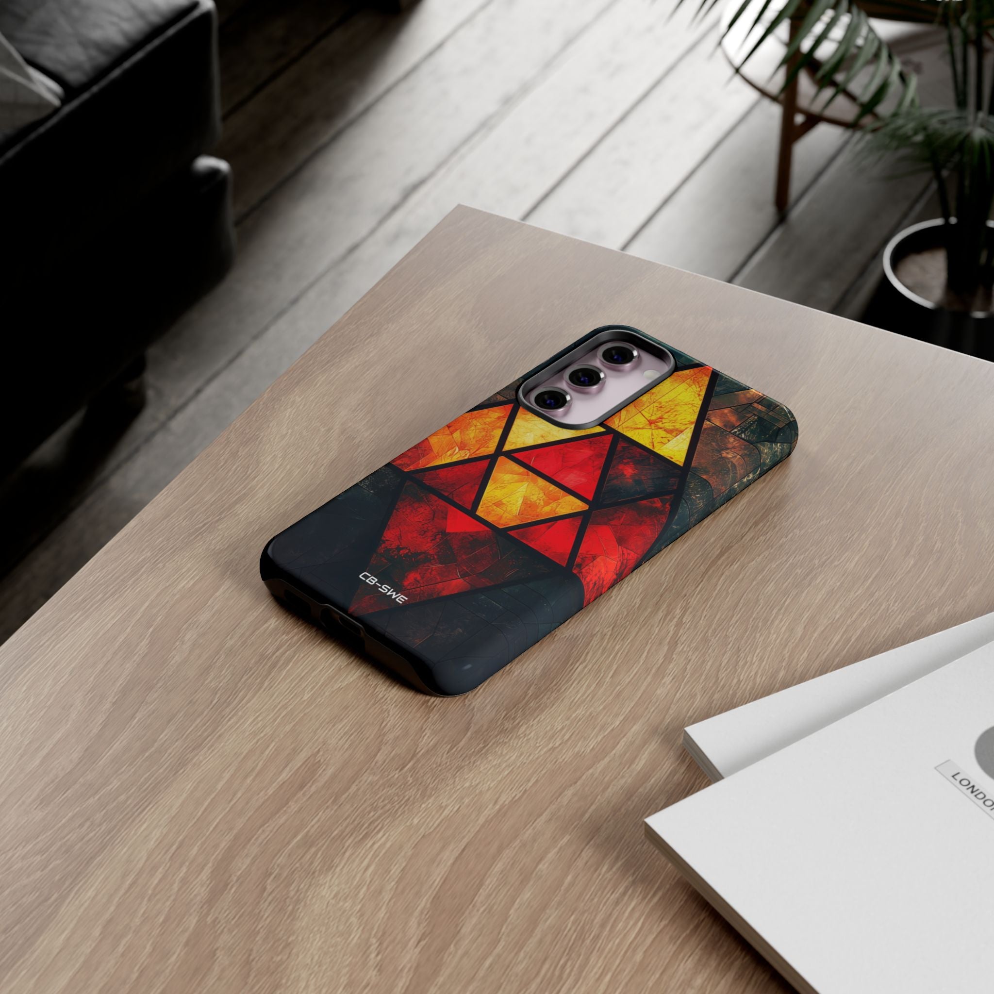 Triangles Illuminate Warmth - Samsung Case