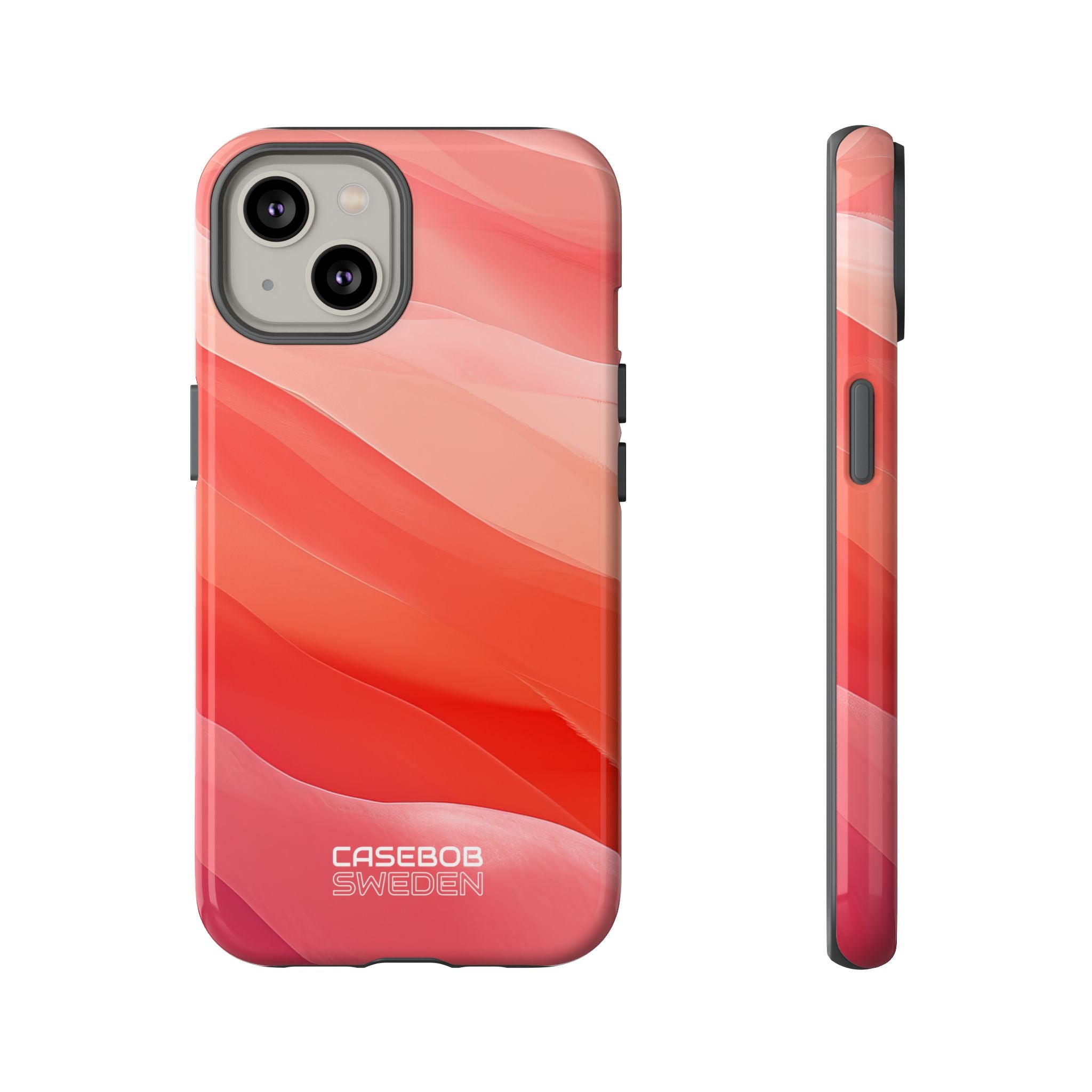 Flowing Coral Waves iPhone 14 - Tough