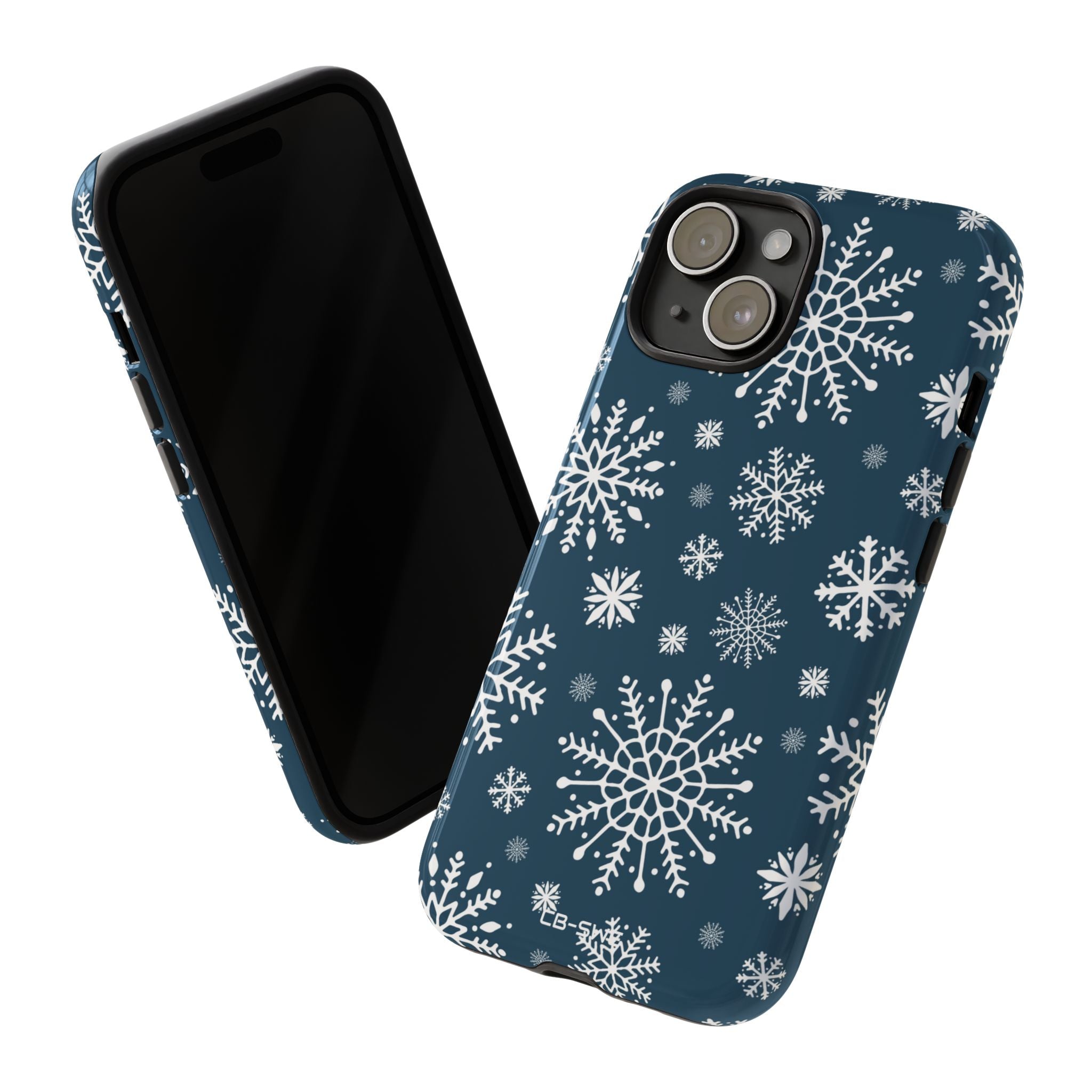 Snowflakes Dance Gracefully - iPhone Case