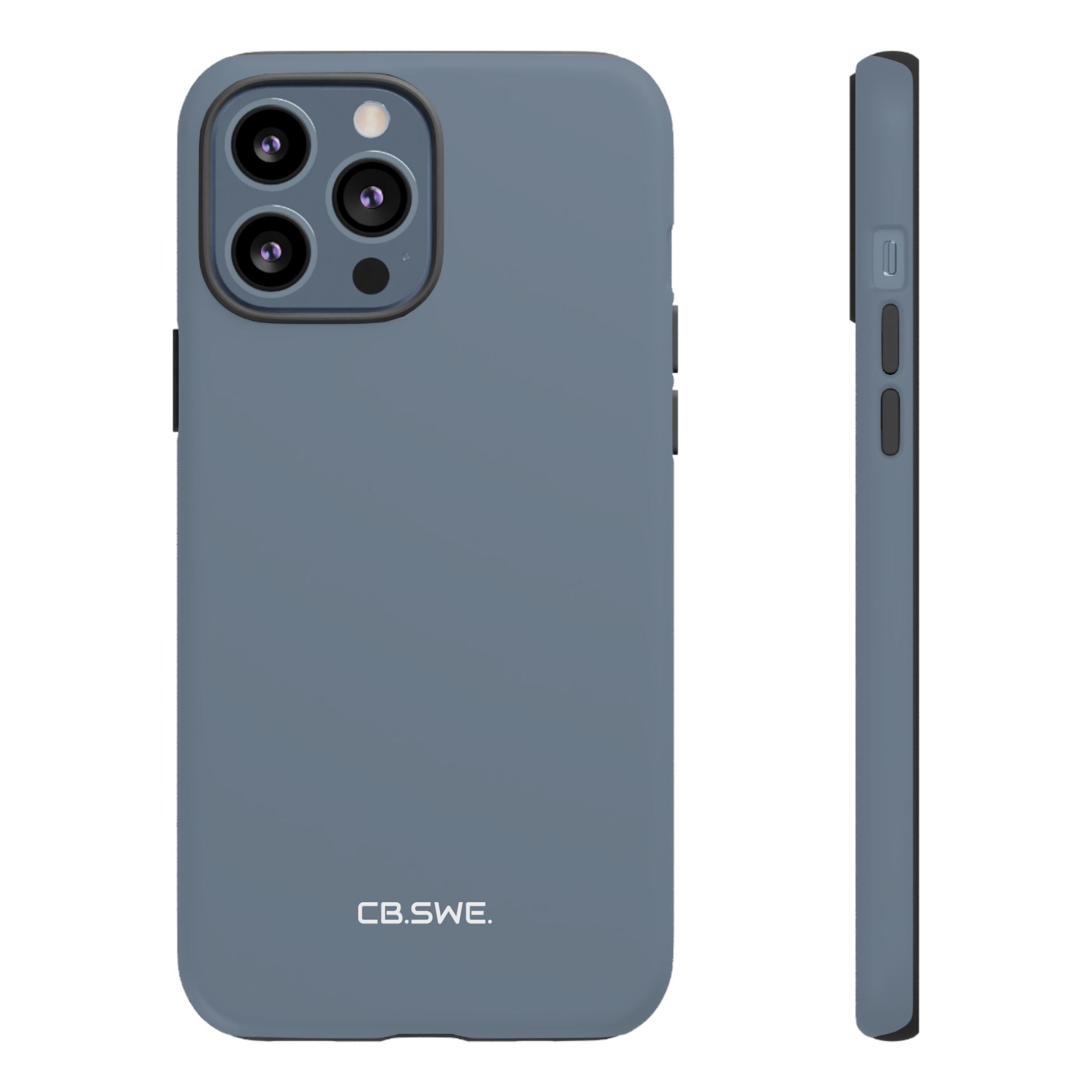 Slate Gray iPhone Case - Tough
