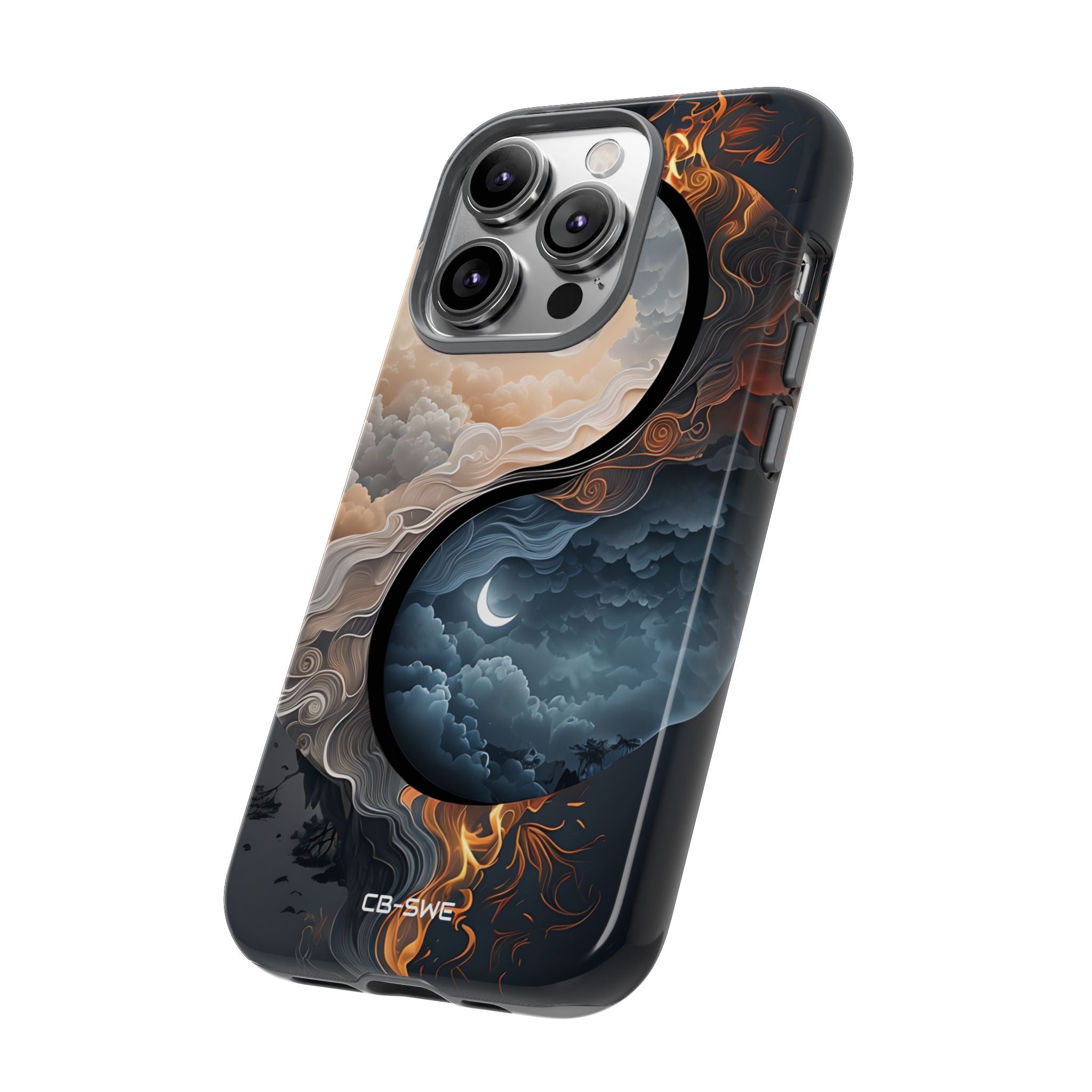 Moonlit Elemental Harmony - iPhone Case