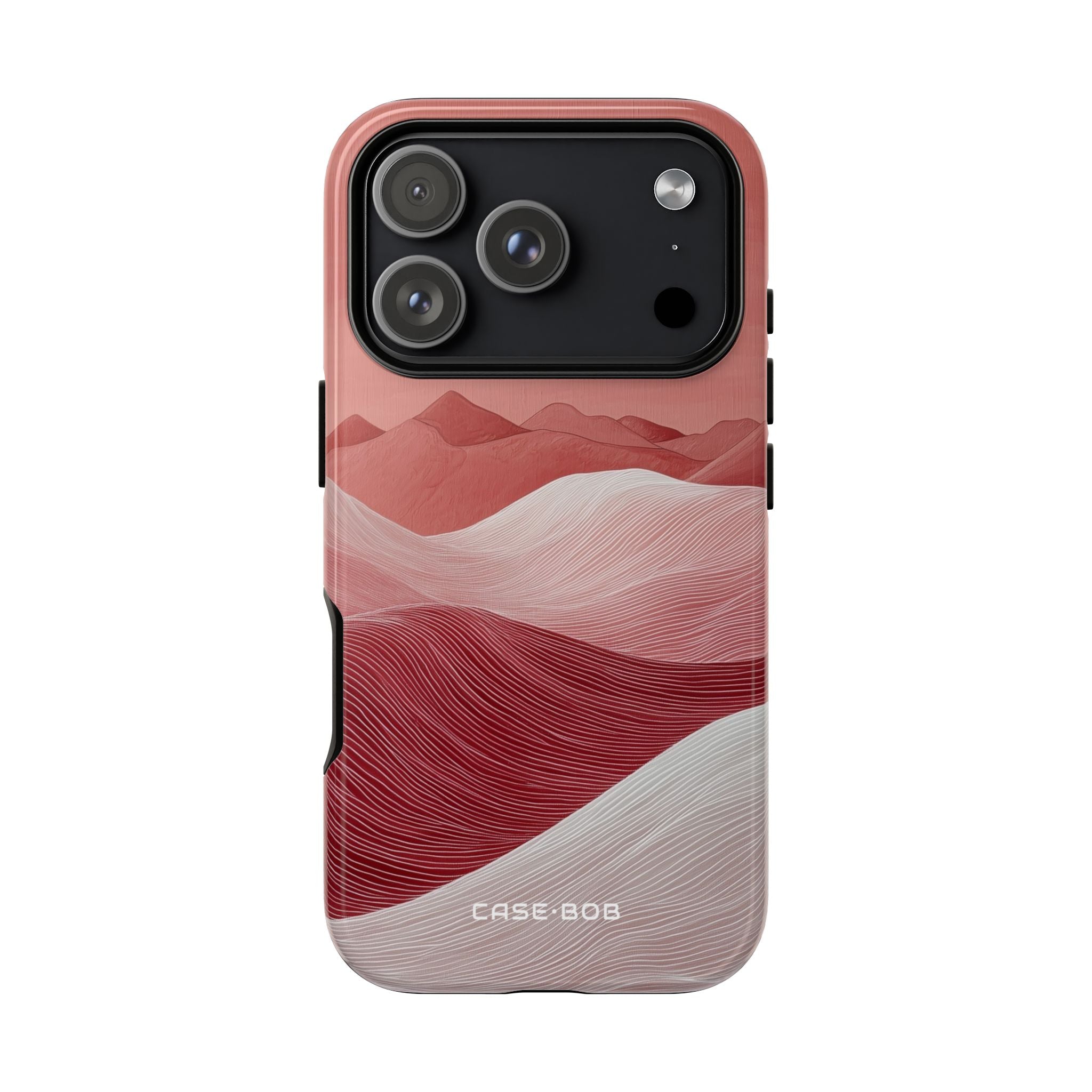 White Orb Dunes iPhone 17 Pro Case - Tough